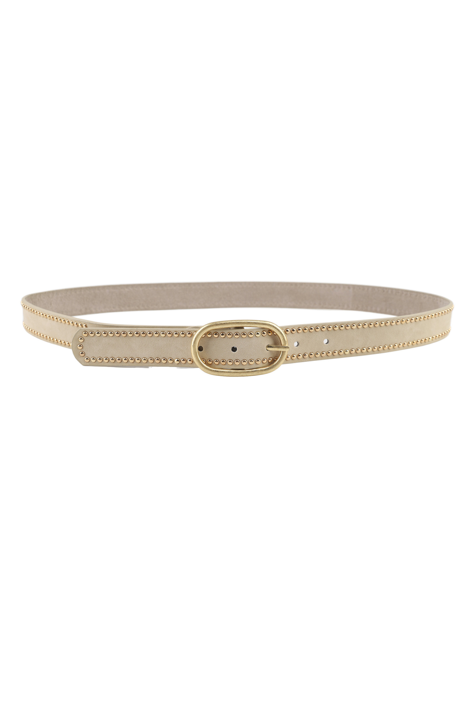 Wholesaler Phanie Mode (Phanie accessories) - Studded belt - Rock chic detail & oval golden buckle