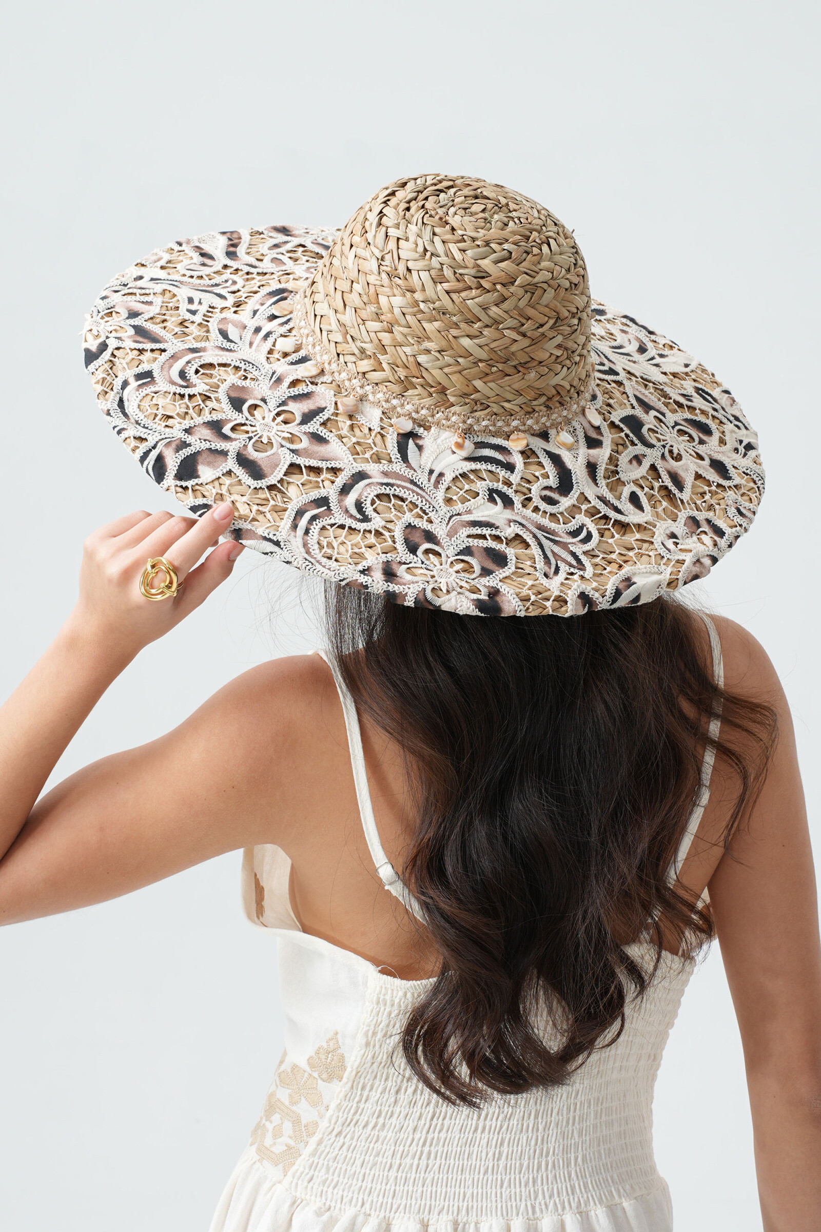 Großhändler Phanie Mode (Phanie accessories) - Leopardenspitzenhut