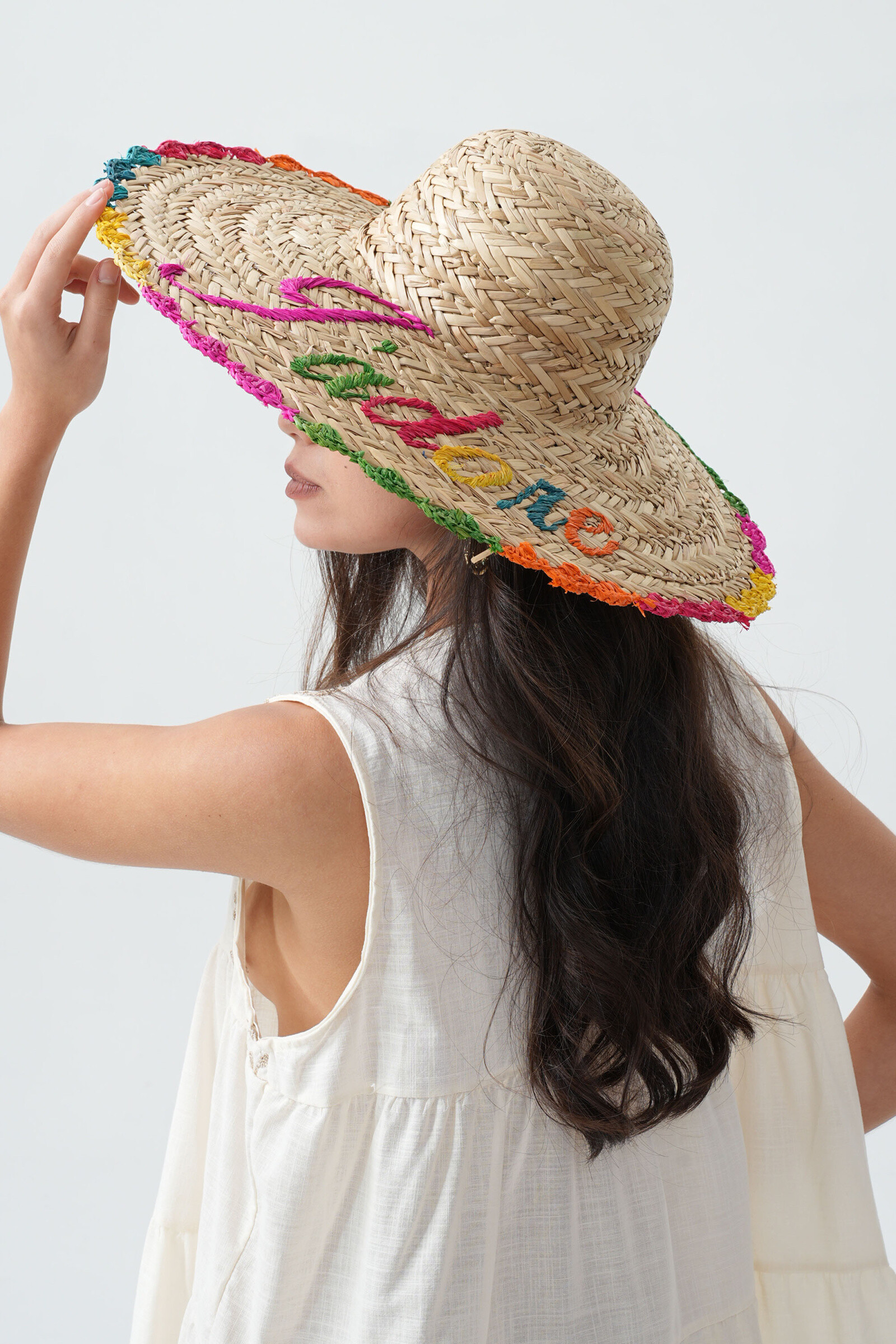 Wholesaler Phanie Mode (Phanie accessories) - Straw hat I love