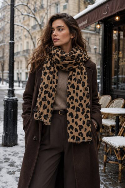 Großhändler Phanie Mode (Phanie accessories) - Leoparden-Schal Großhändler Phanie Mode (Phanie accessories) - Leoparden-Schal