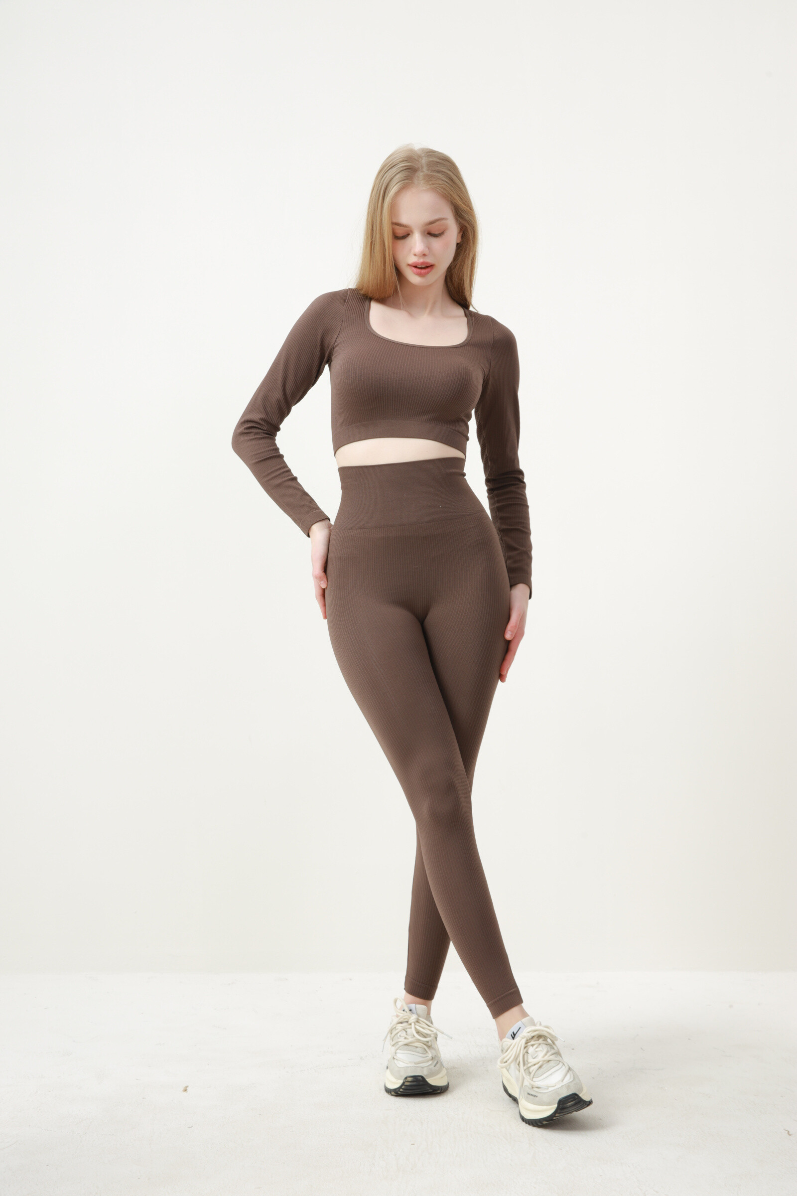 Wholesaler Phanie Mode (Phanie accessories) - Seamless set Top and leggings long sleeves