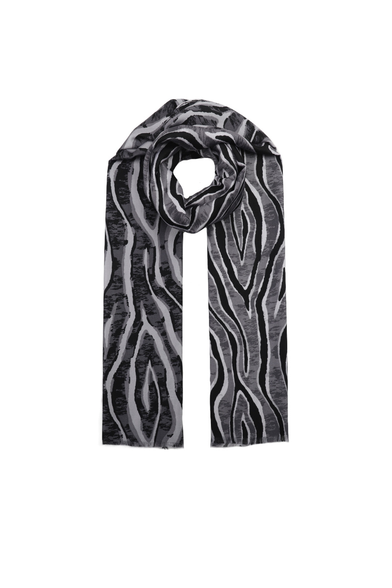 Grossiste Phanie Mode (Phanie accessories) - Foulard imprimé animal toucher soie