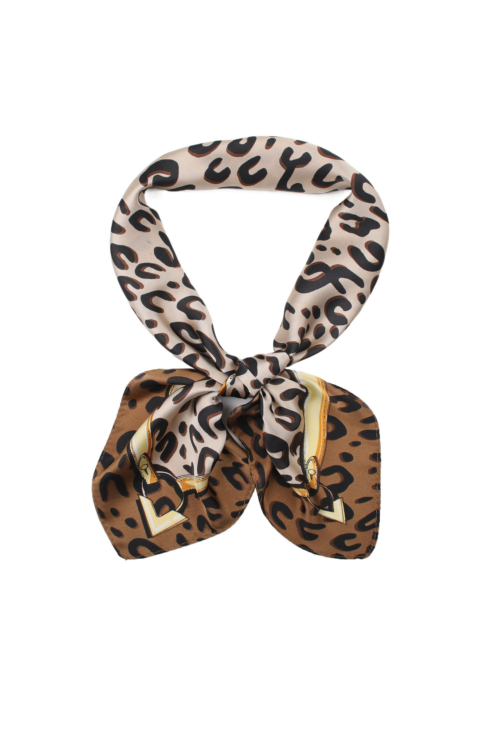 Mayorista Phanie Mode (Phanie accessories) - Pequeal impresión de leopardo impresa en touch satinada
