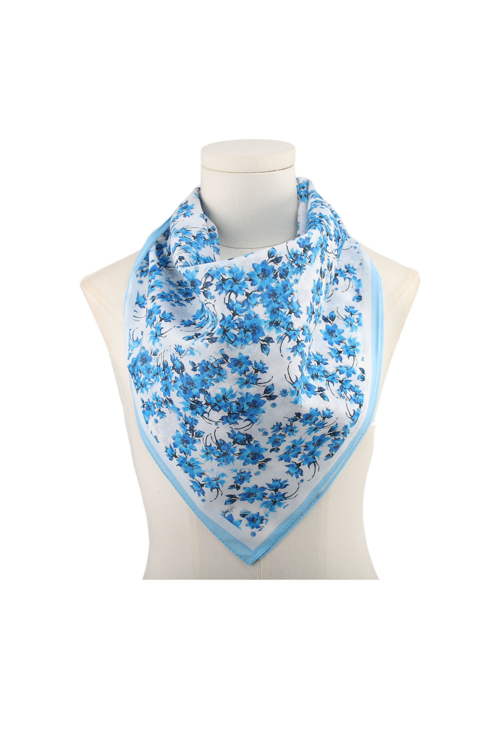Mayorista Phanie Mode (Phanie accessories) - Pequeñas flores impresas cuadradas de algodón