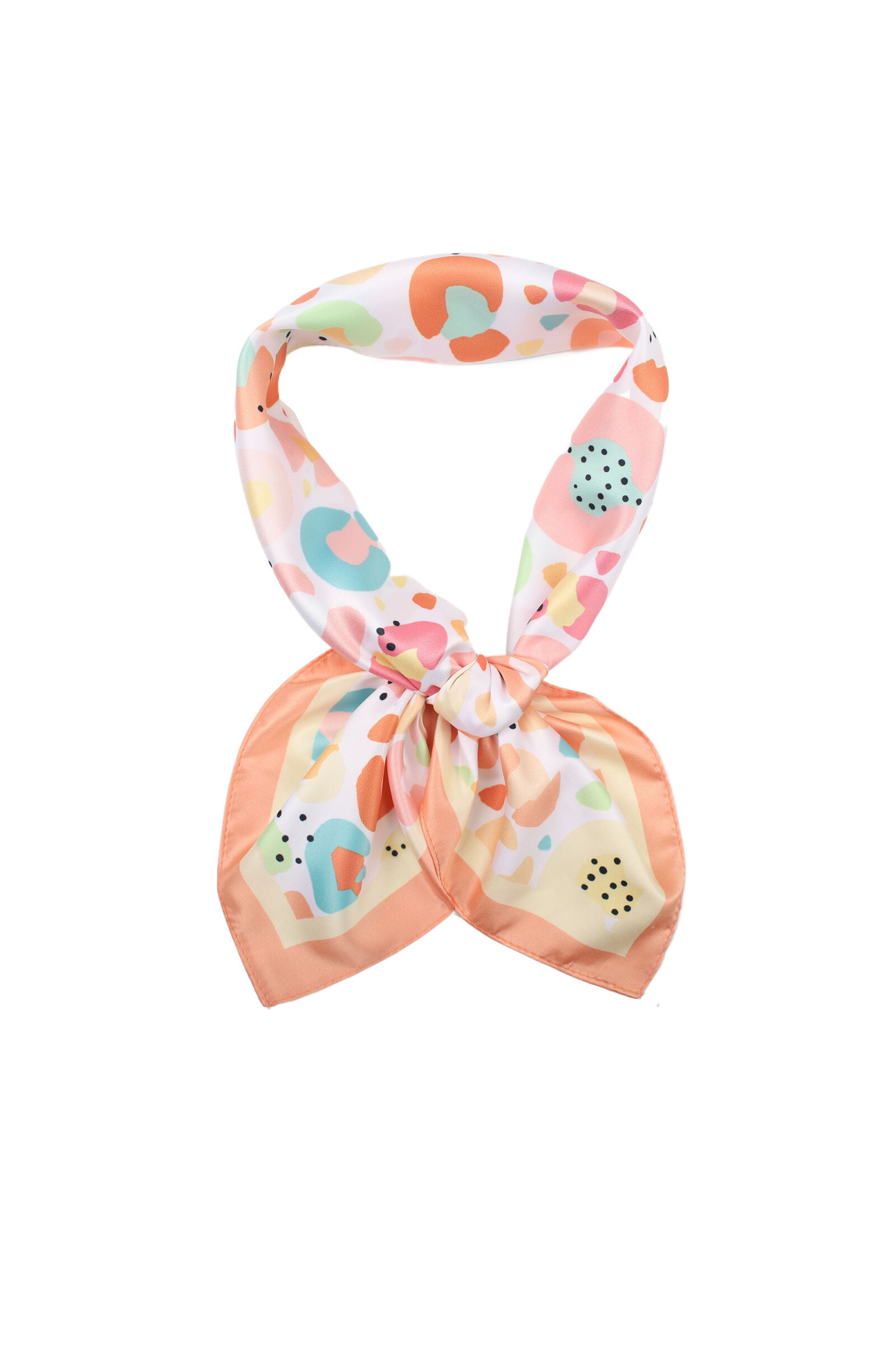 Mayorista Phanie Mode (Phanie accessories) - Pequeño satén Square Touch -Leopard Silk