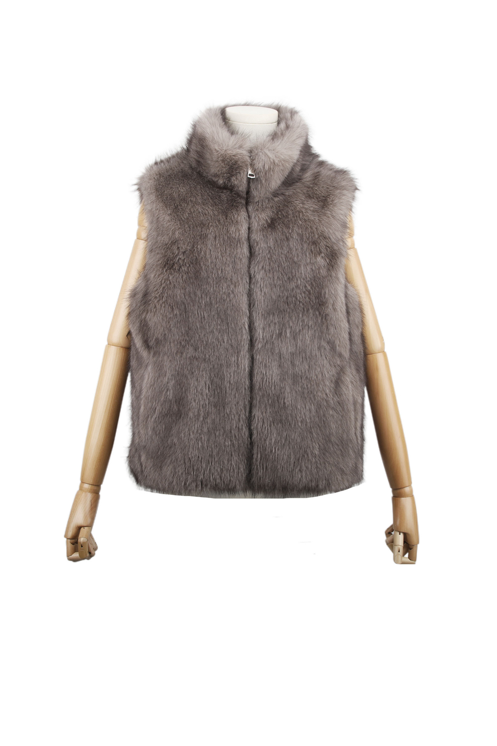 Gilet sans manches fourrure d'occasion - Vêtements