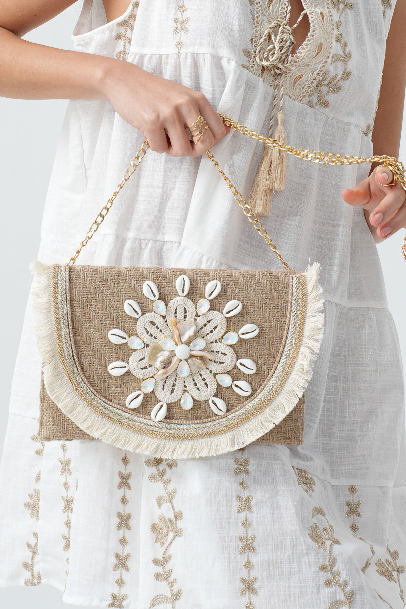 Wholesaler Phanie Mode (Phanie accessories) - Bohemian cover with shoulder strap and Hanse