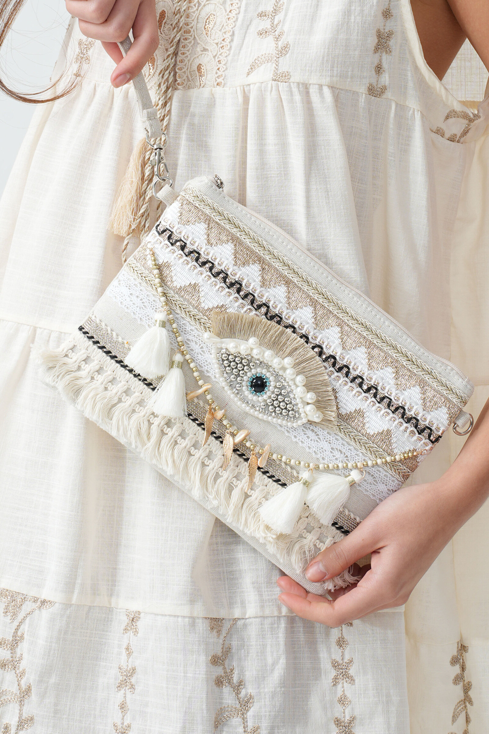 Mayorista Phanie Mode (Phanie accessories) - Bolsillo bohemio con mango y hombro
