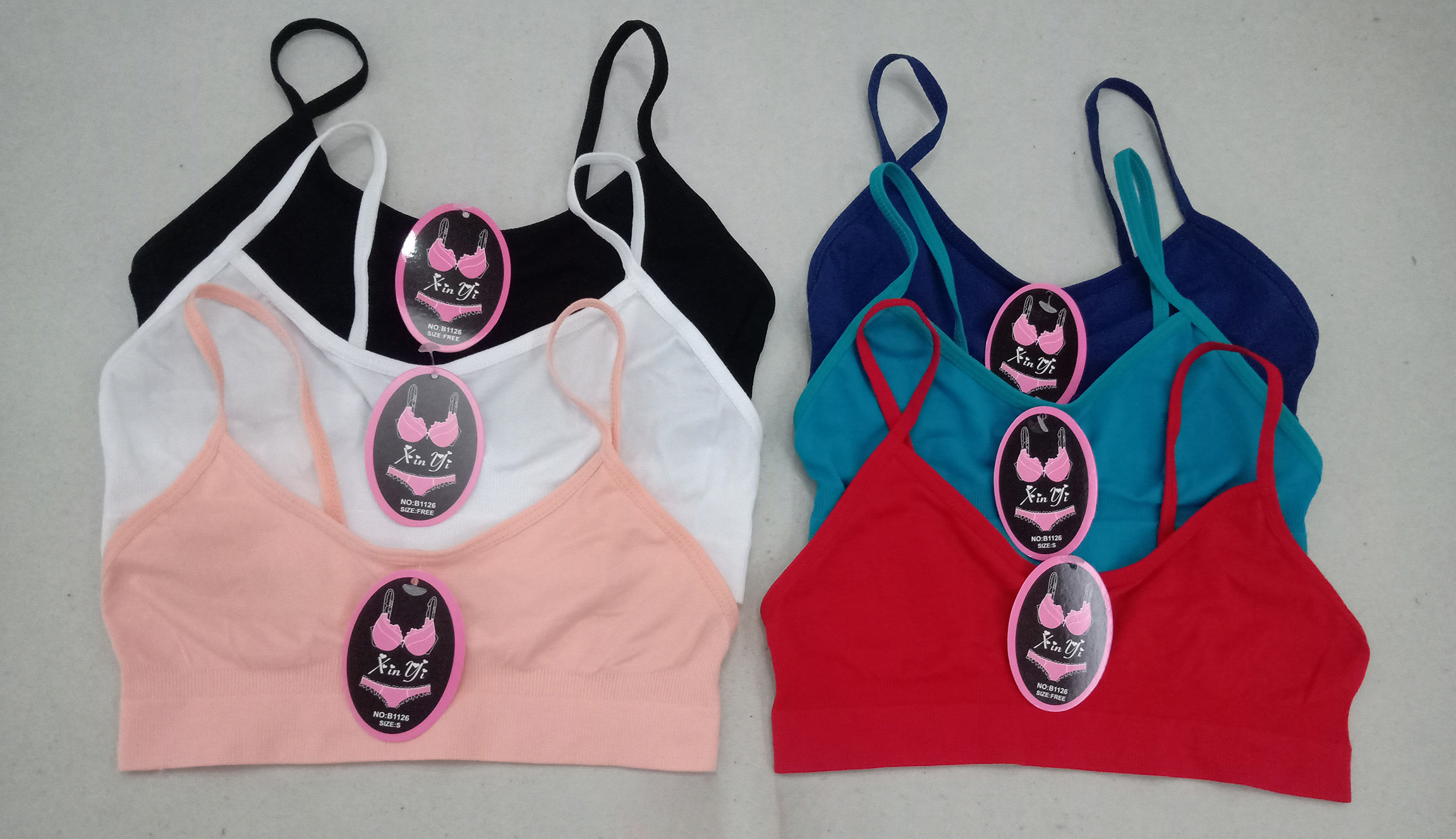Großhändler PHENIX ROUGE - Damen Bralettes ohne Polsterung mit schmalen Trägern