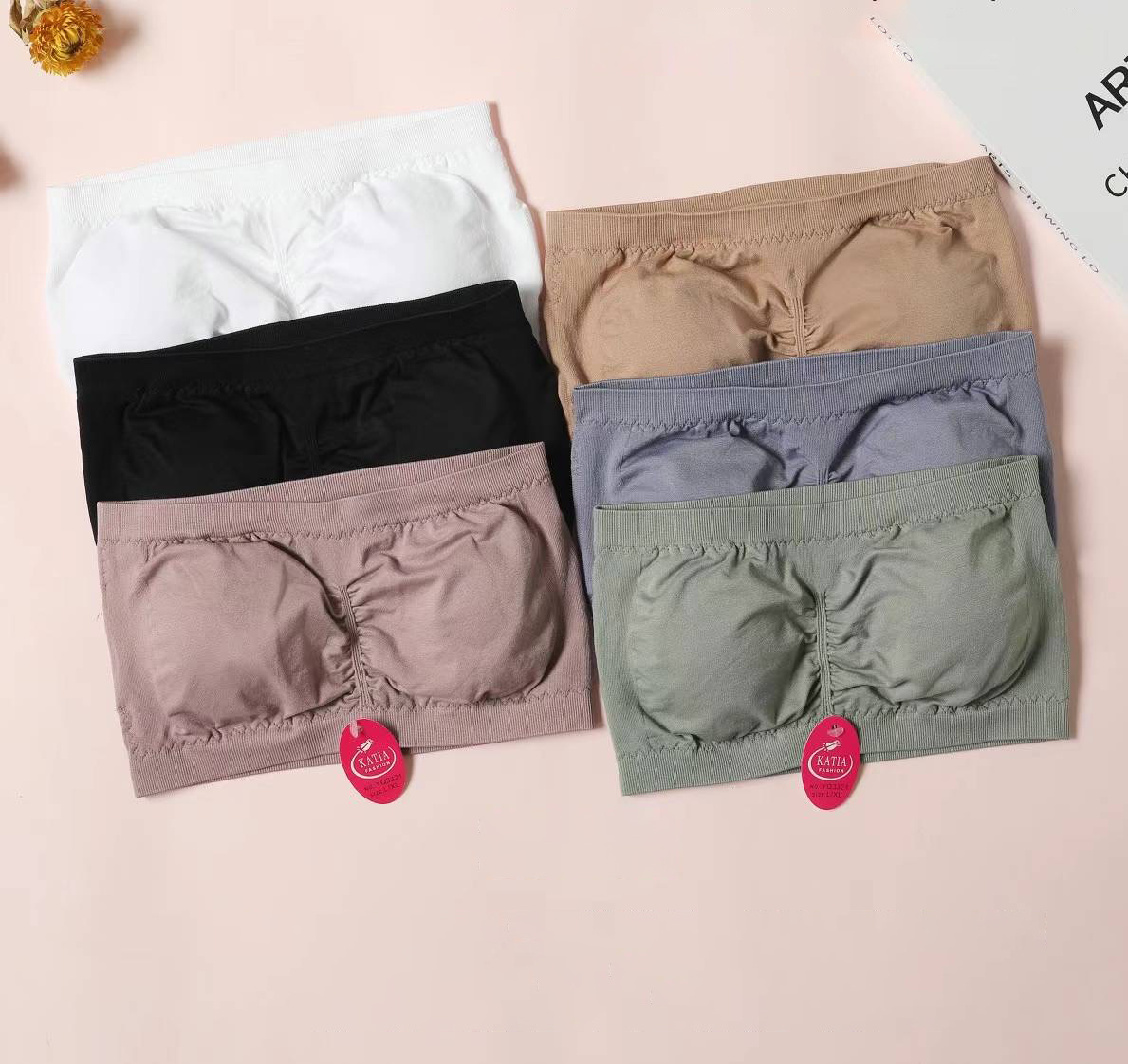 Großhändler PHENIX ROUGE - Damen Bandeau-Bras mit herausnehmbarer Polsterung