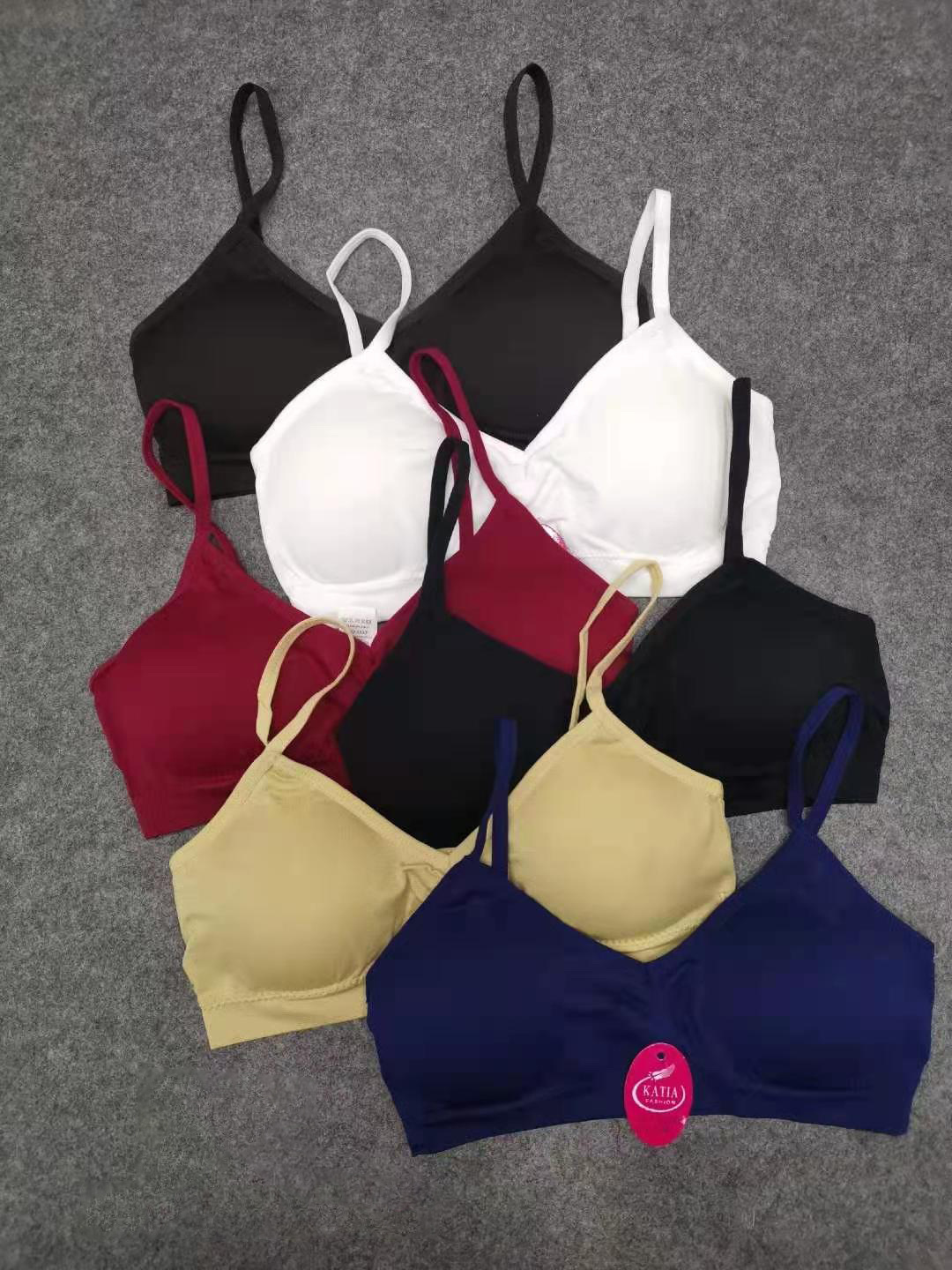 Großhändler PHENIX ROUGE - Damen Bralettes mit herausnehmbarer Polsterung und schmalen Trägern