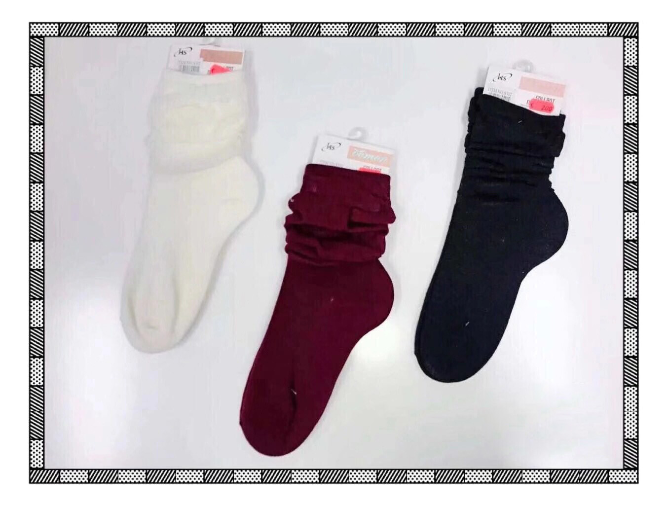 Grossiste PHENIX ROUGE - Chaussettes hautes unies