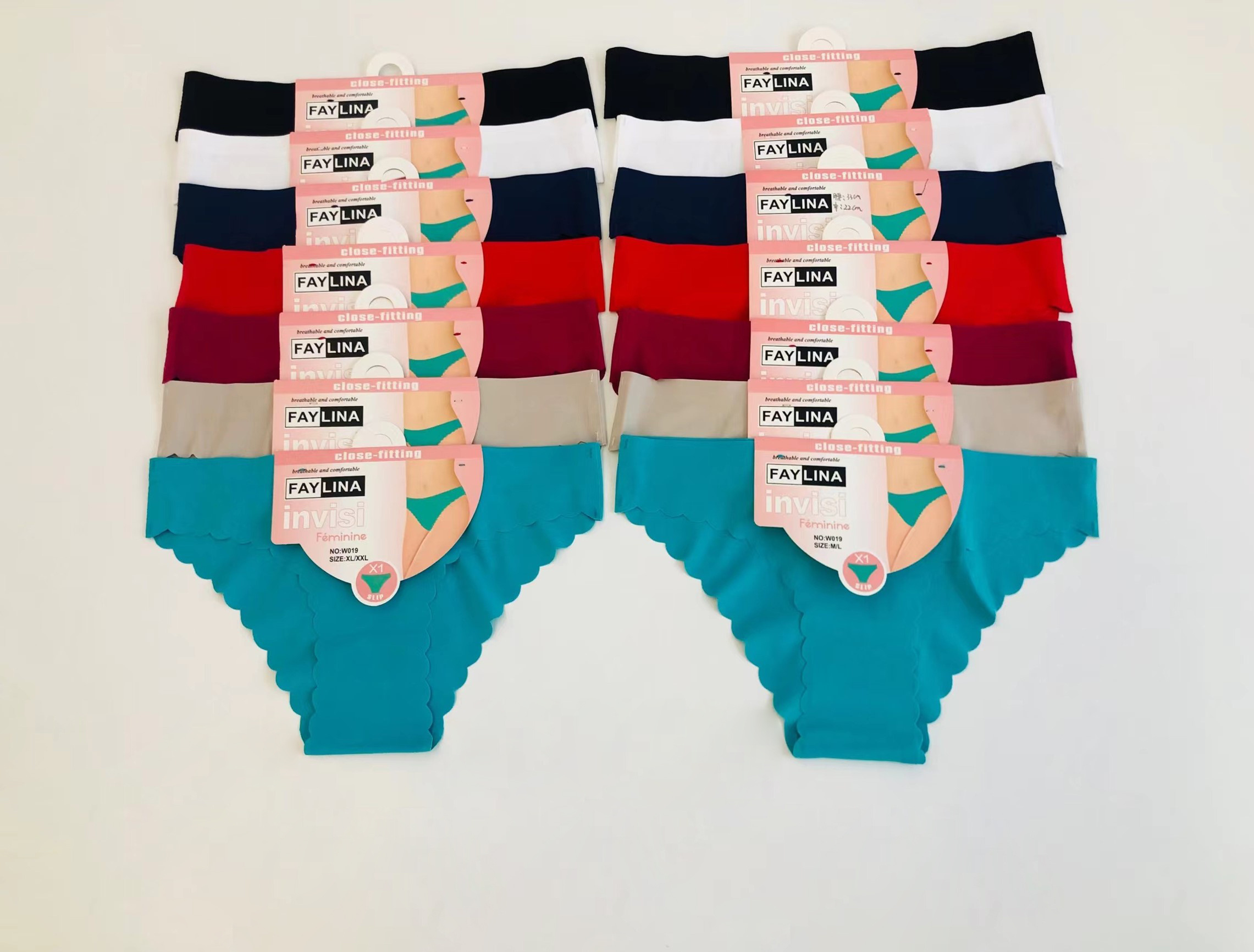 Grossista PHENIX ROUGE - SET DI SLIP DONNA INVISIBILI SENZA CUCITURE IN POLIAMMIDE
