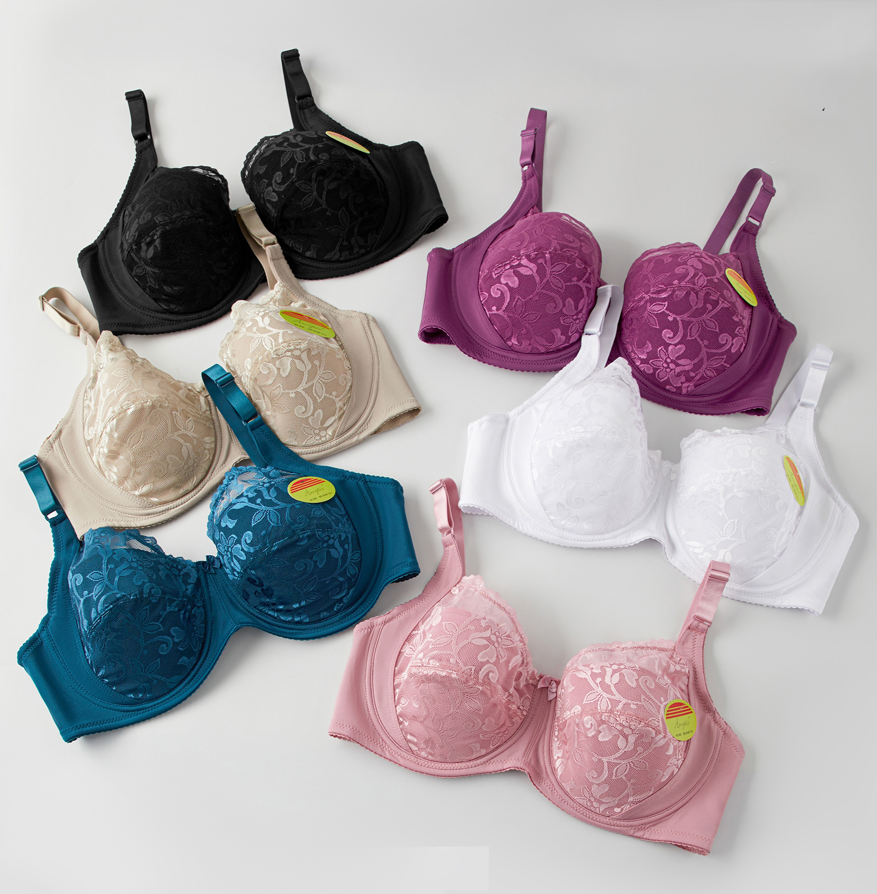 Großhändler PHENIX ROUGE - Damen-BHs Cup E mit Schaumstoff und Metallbügel