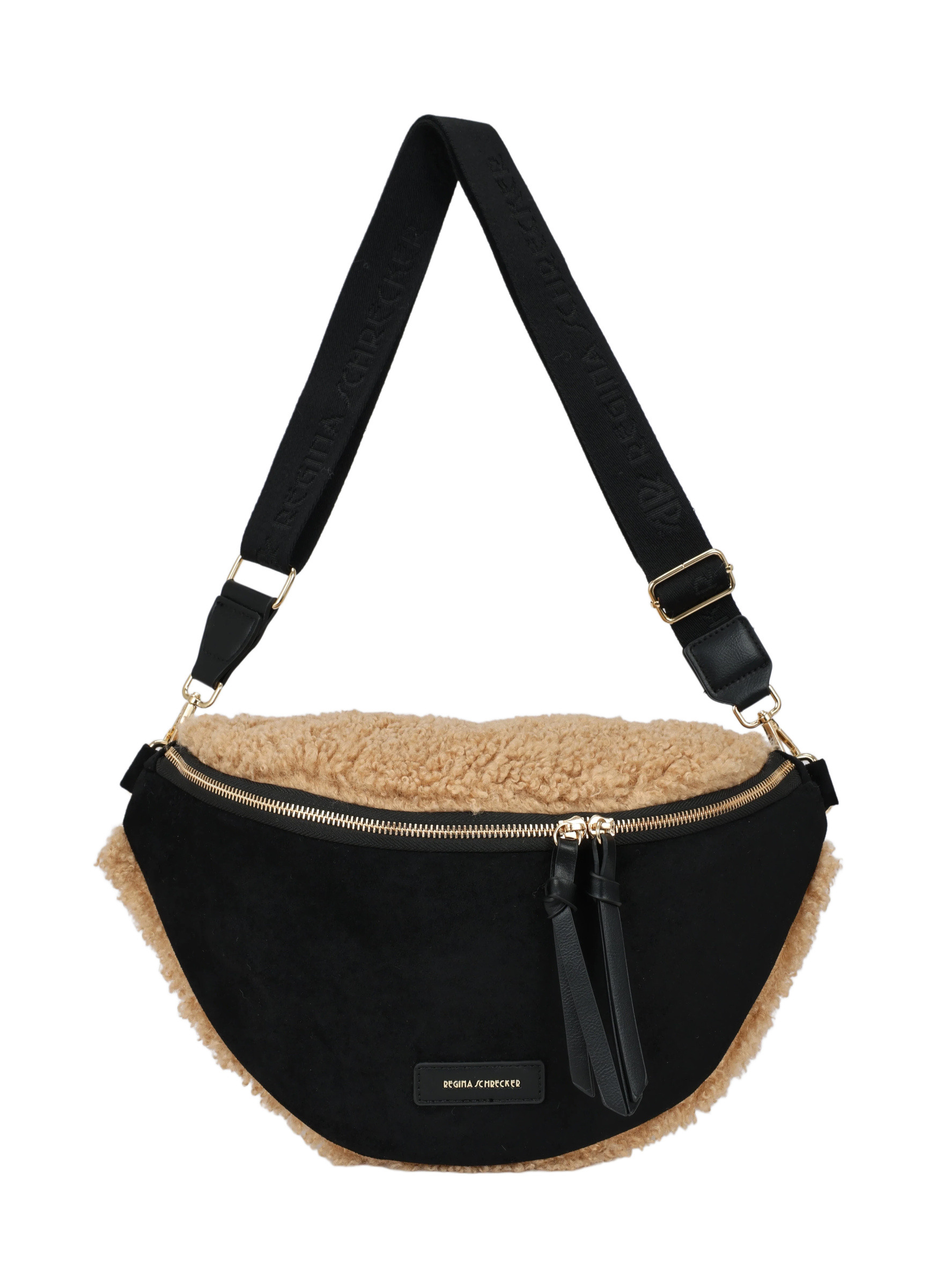 Wholesaler PHIL - Teddy Half-Moon Bag with Adjustable Strap