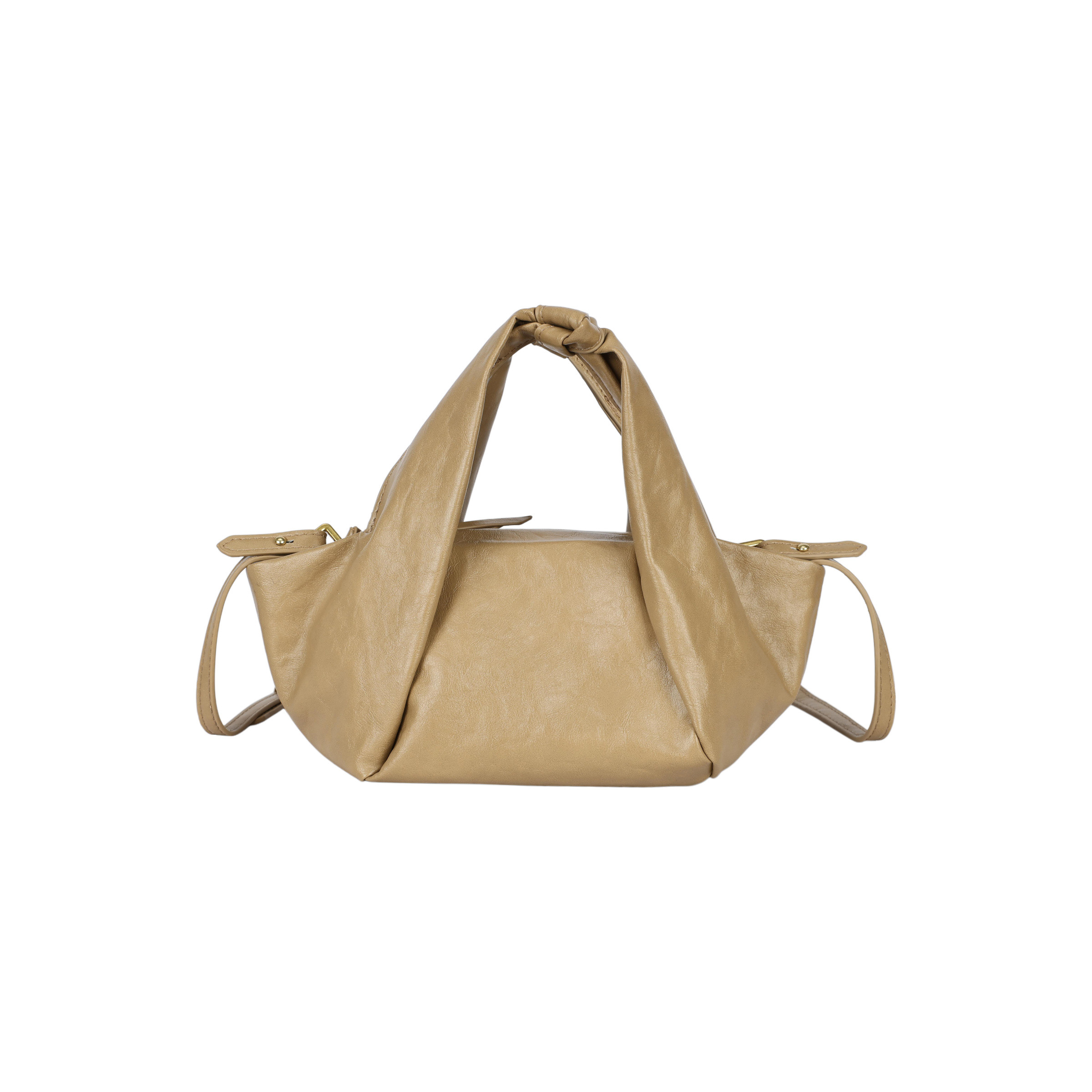 Mayorista PHIL - Bolso suave con asas anudadas – bolso de mano para mujer con correa