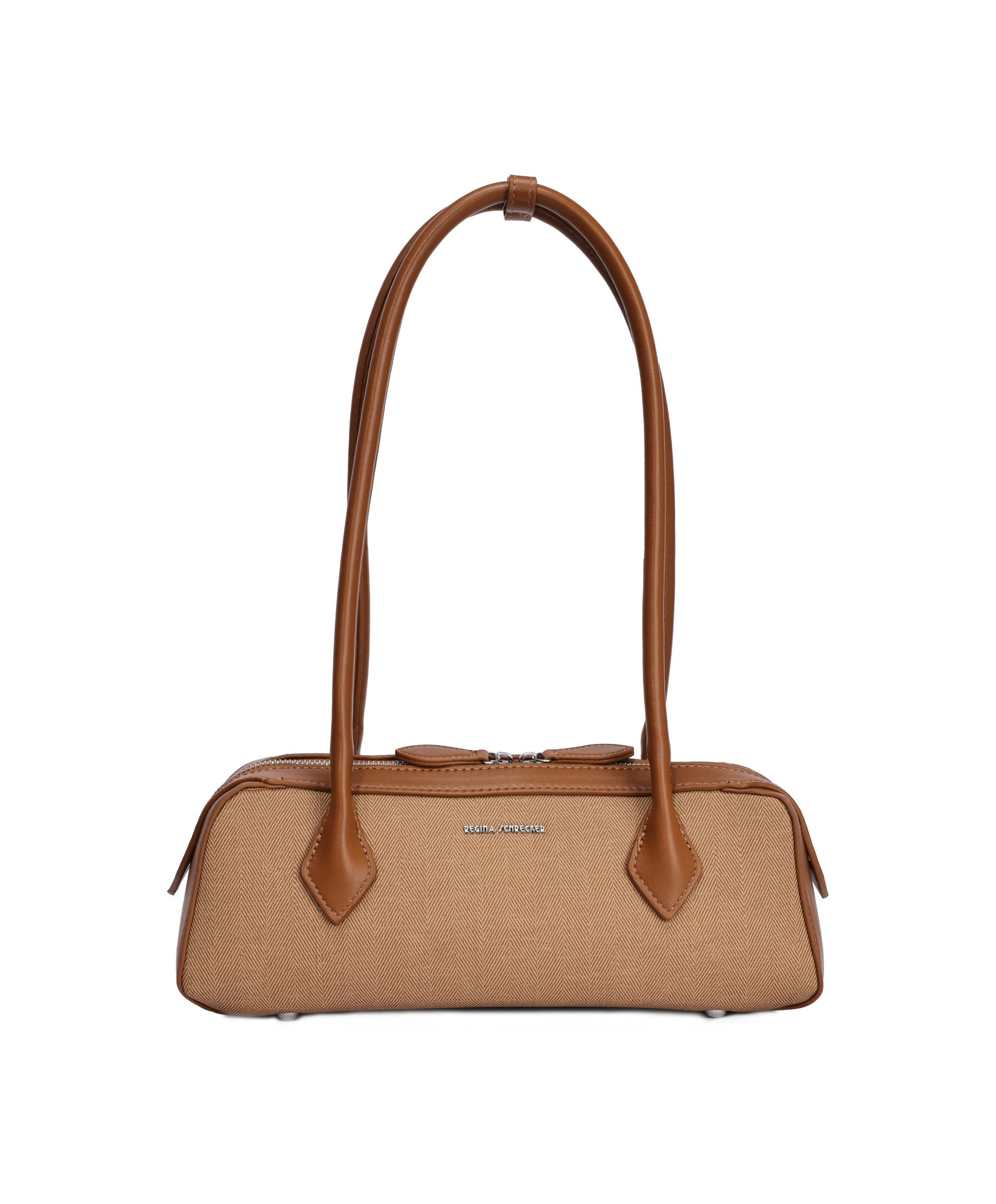 Wholesaler PHIL - Women's fabric baguette bag – Elegant shoulder bag with a minimalist style