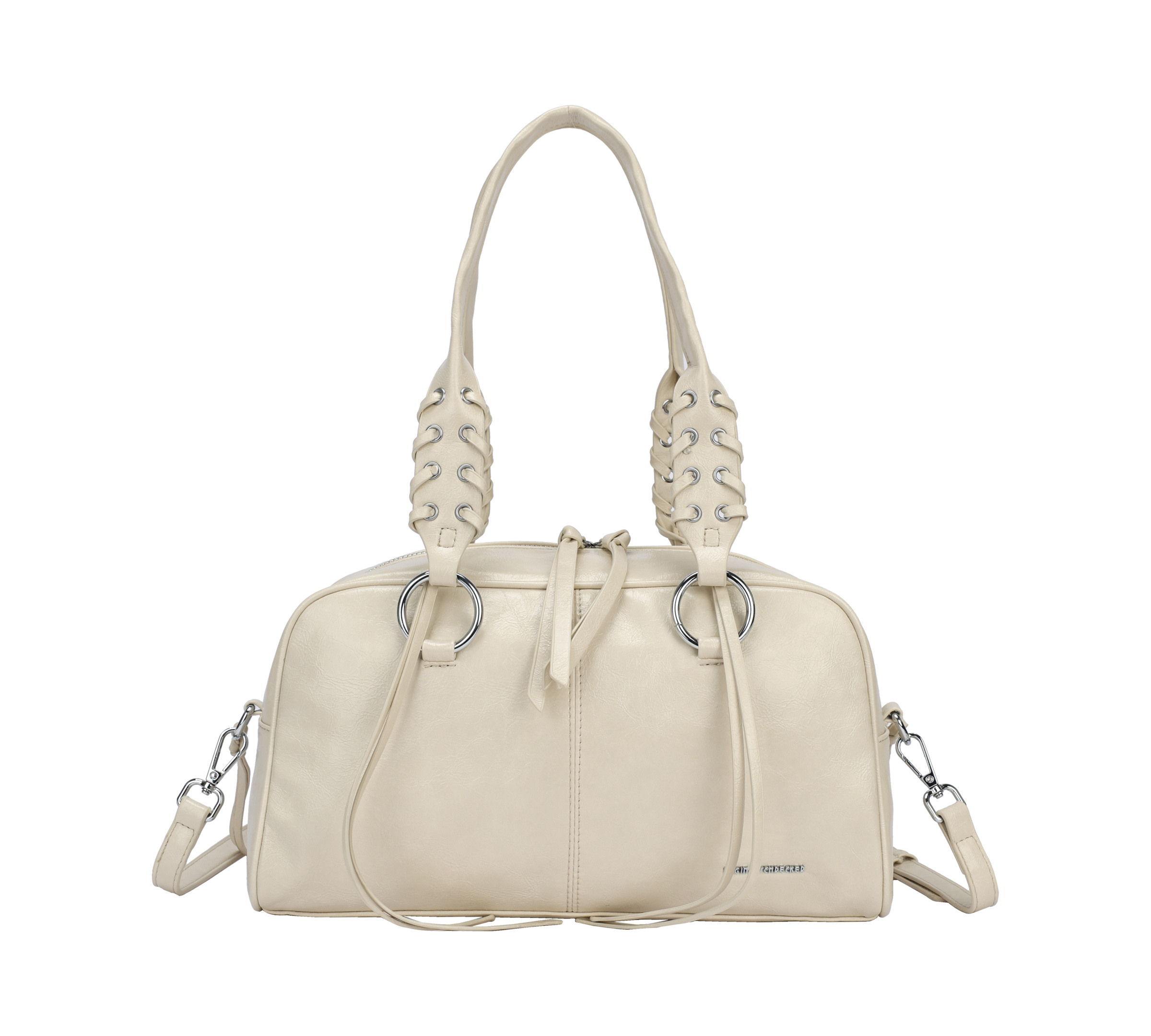 Wholesaler PHIL - Vintage chic women's bowling bag – Shoulder bag with braided details