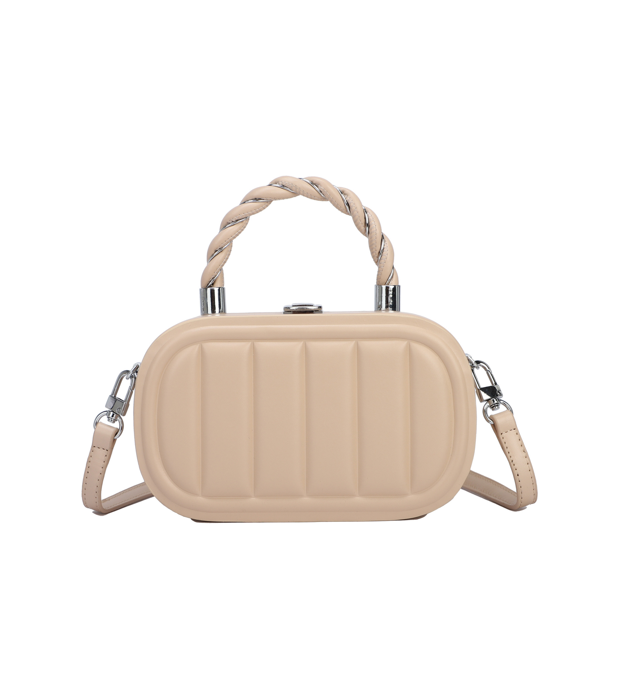 Wholesaler PHIL - Quilted handbag with braided handle and shoulder strap – elegant women's mini bag
