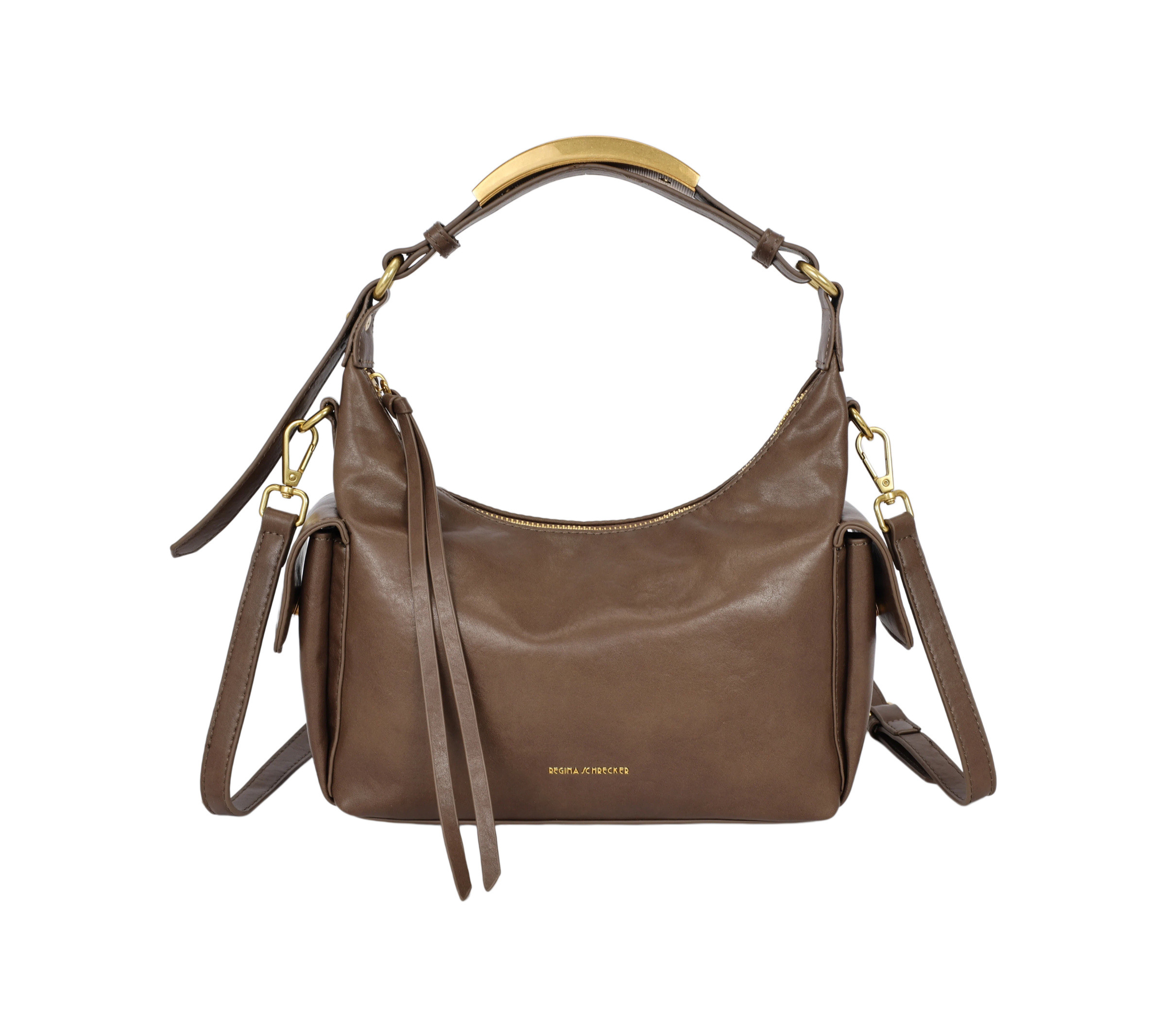 Wholesaler PHIL - Women's Handbag with Jewel-Effect Handle and Shoulder Strap