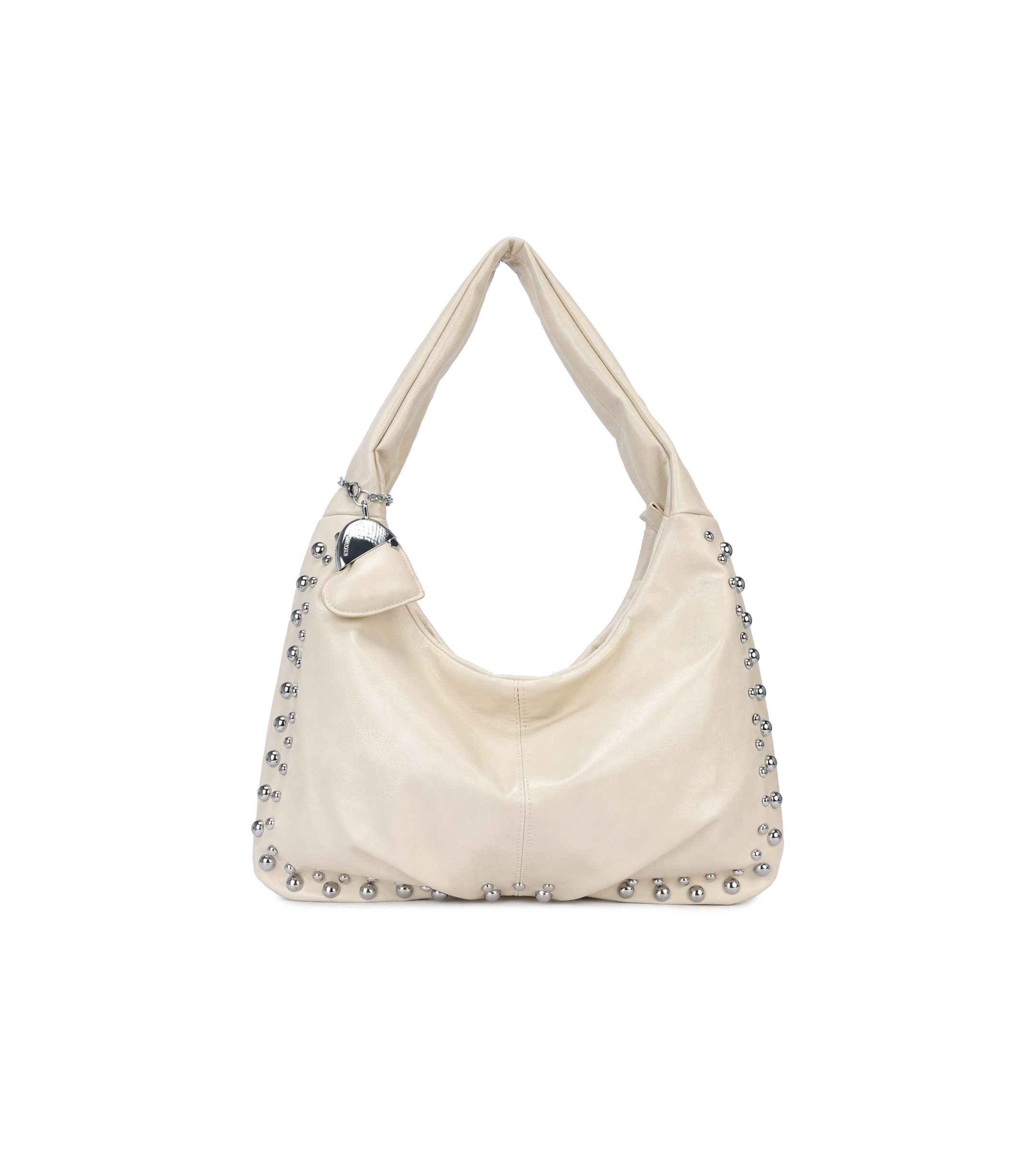 Mayorista PHIL - Bolso hobo mujer con tachuelas – Bolso de hombro oversize estilo vintage rock chic