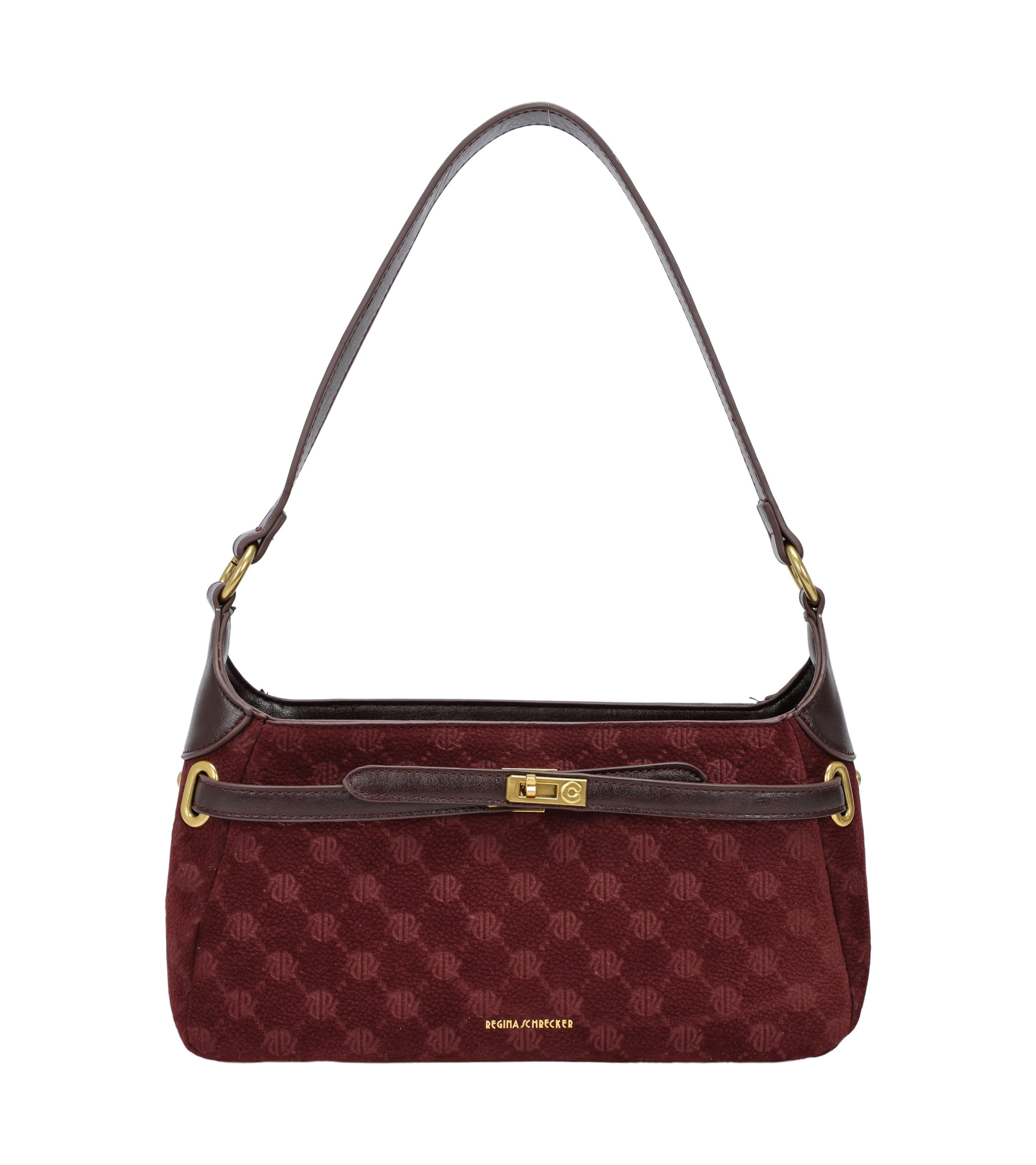 Wholesaler PHIL - Monogram Shoulder Bag with Decorative Clasp