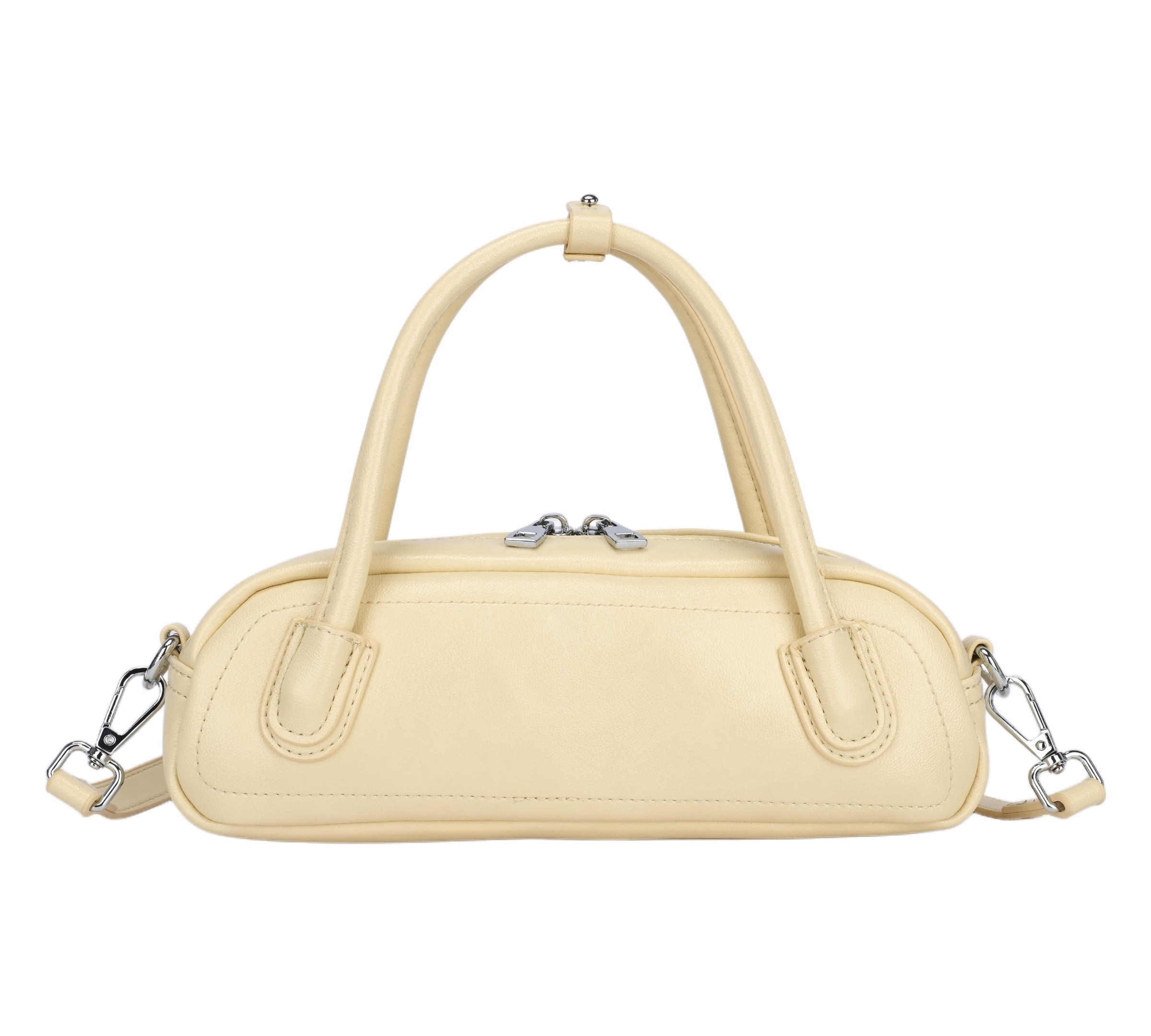 Grossista PHIL - Borsa a mano donna slim in ecopelle con tracolla – mini bauletto lungo elegante, design moderno compatto