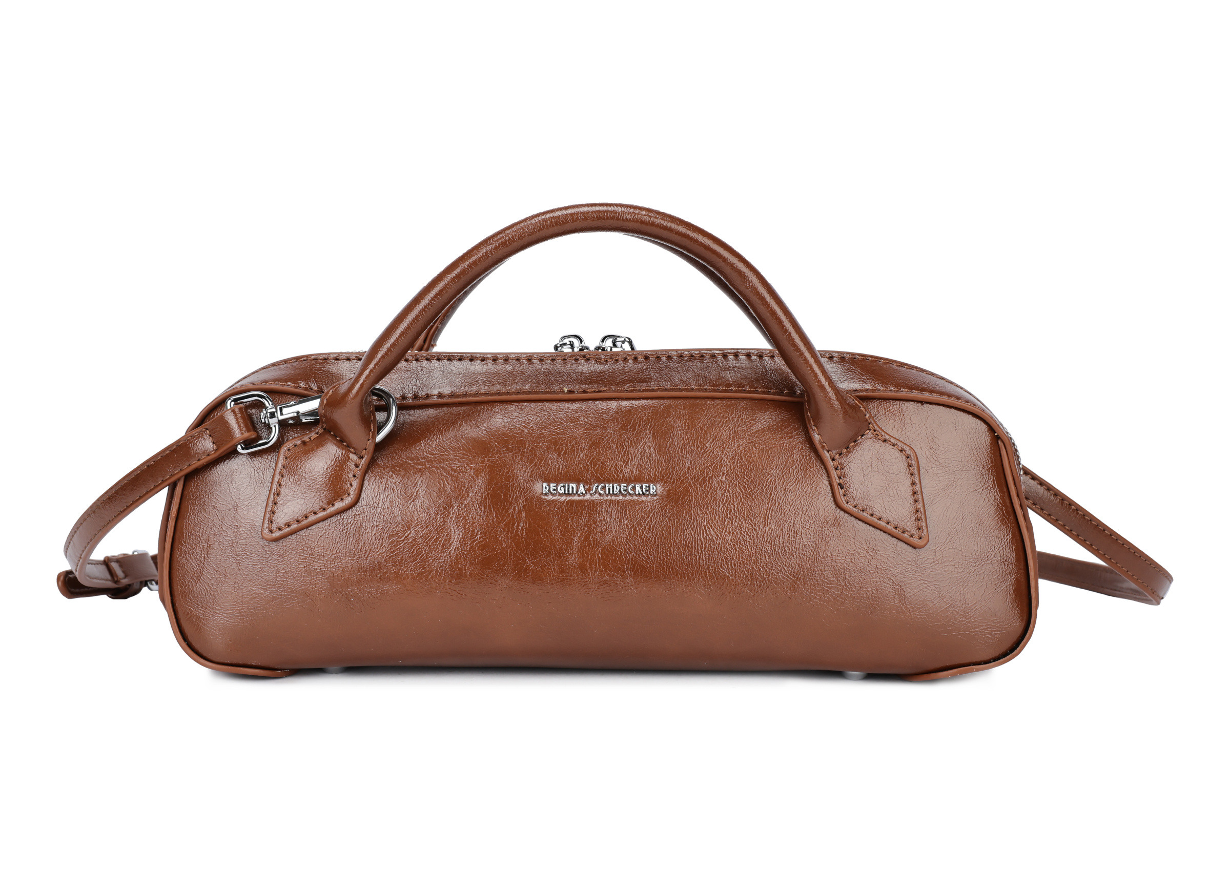 Grossiste PHIL - Sac baguette femme vintage avec bandoulière – Sac à main slim élégant minimaliste
