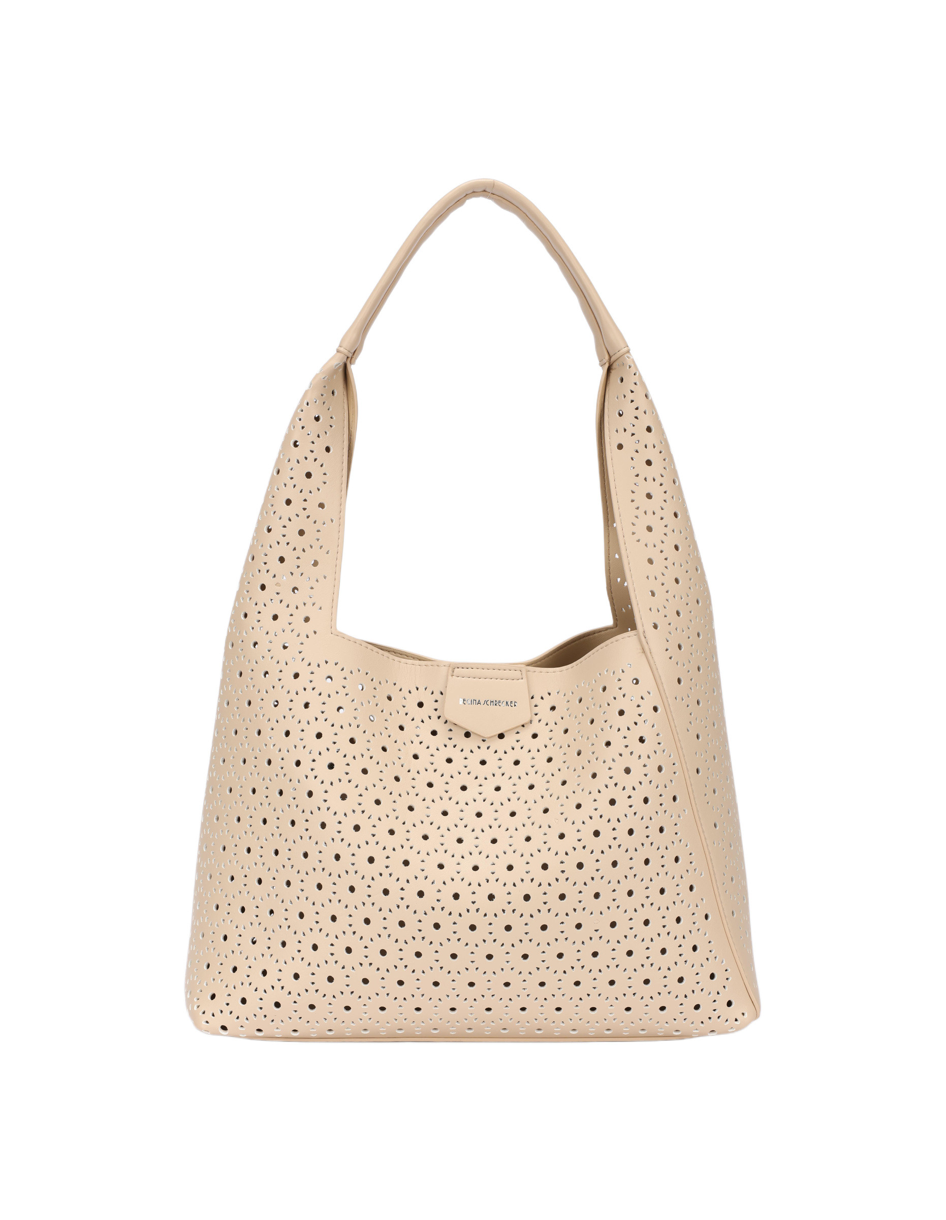Wholesaler PHIL - Perforated hobo bag for women – Elegant summer shopper with pouch
