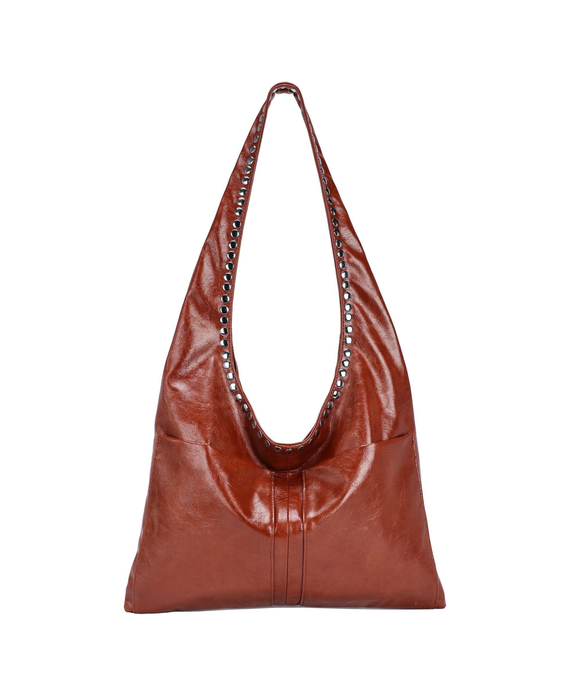 Wholesaler PHIL - Large studded hobo bag – soft and spacious women's shoulder bag