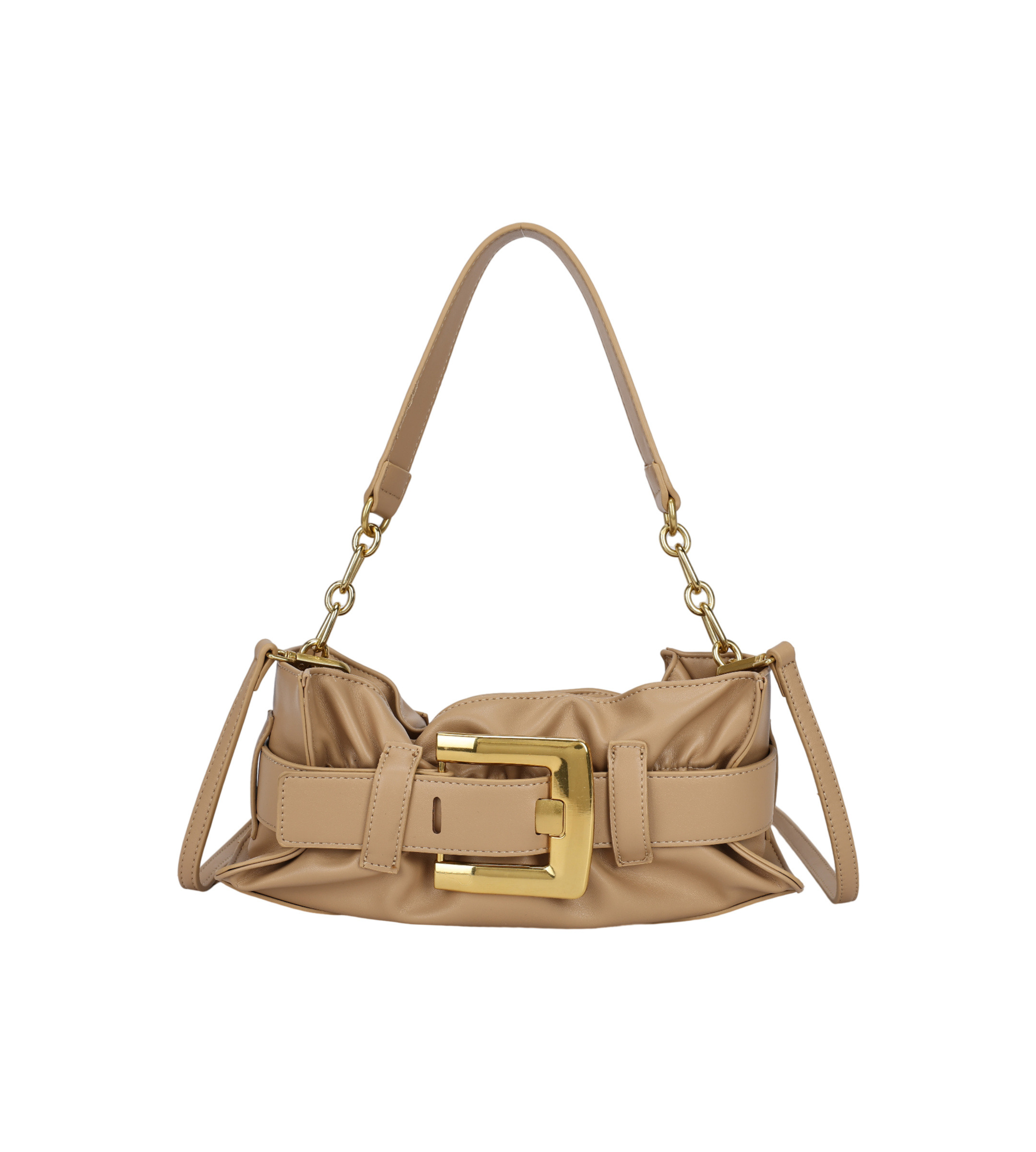 Wholesaler PHIL - Shoulder bag with maxi buckle – elegant women's bag with chain and shoulder strap