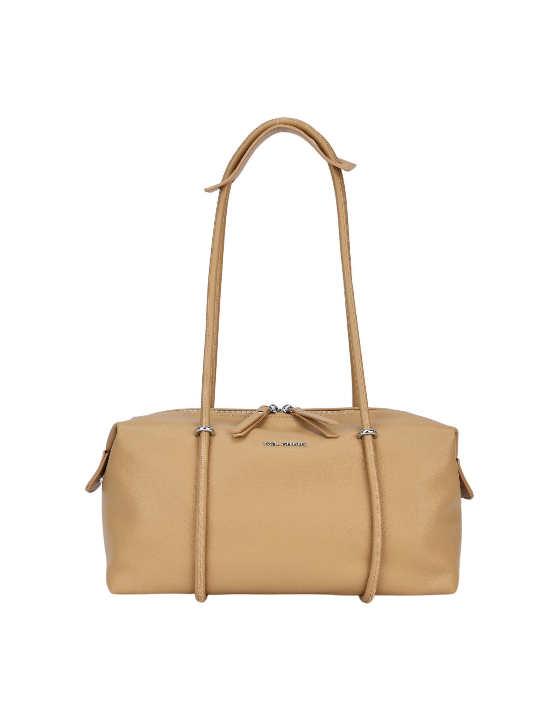 Großhändler PHIL - Weiche Damenhandtasche mit langen Henkeln – Elegante minimalistische Umhängetasche