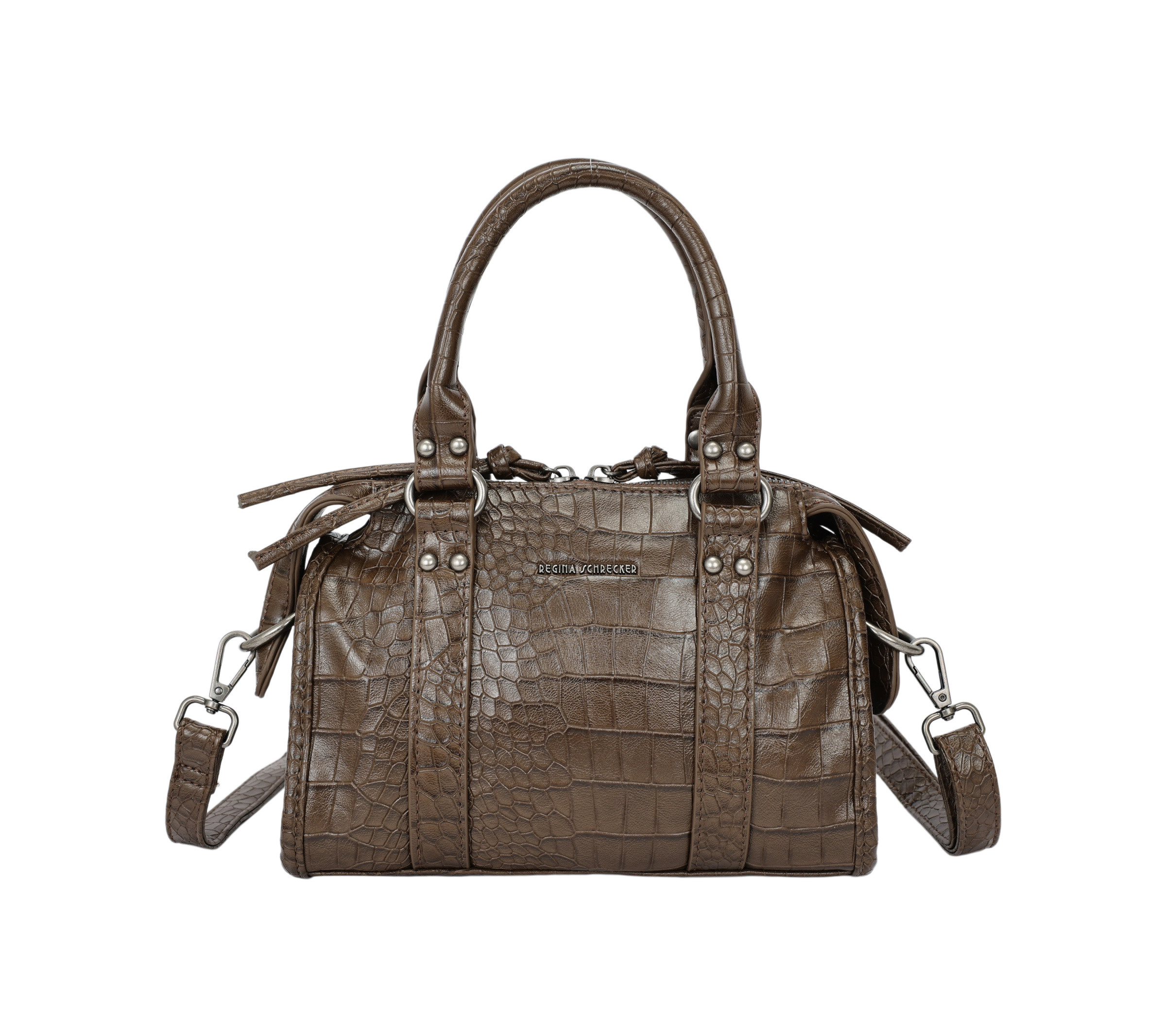 Wholesaler PHIL - Crocodile effect handbag with adjustable strap