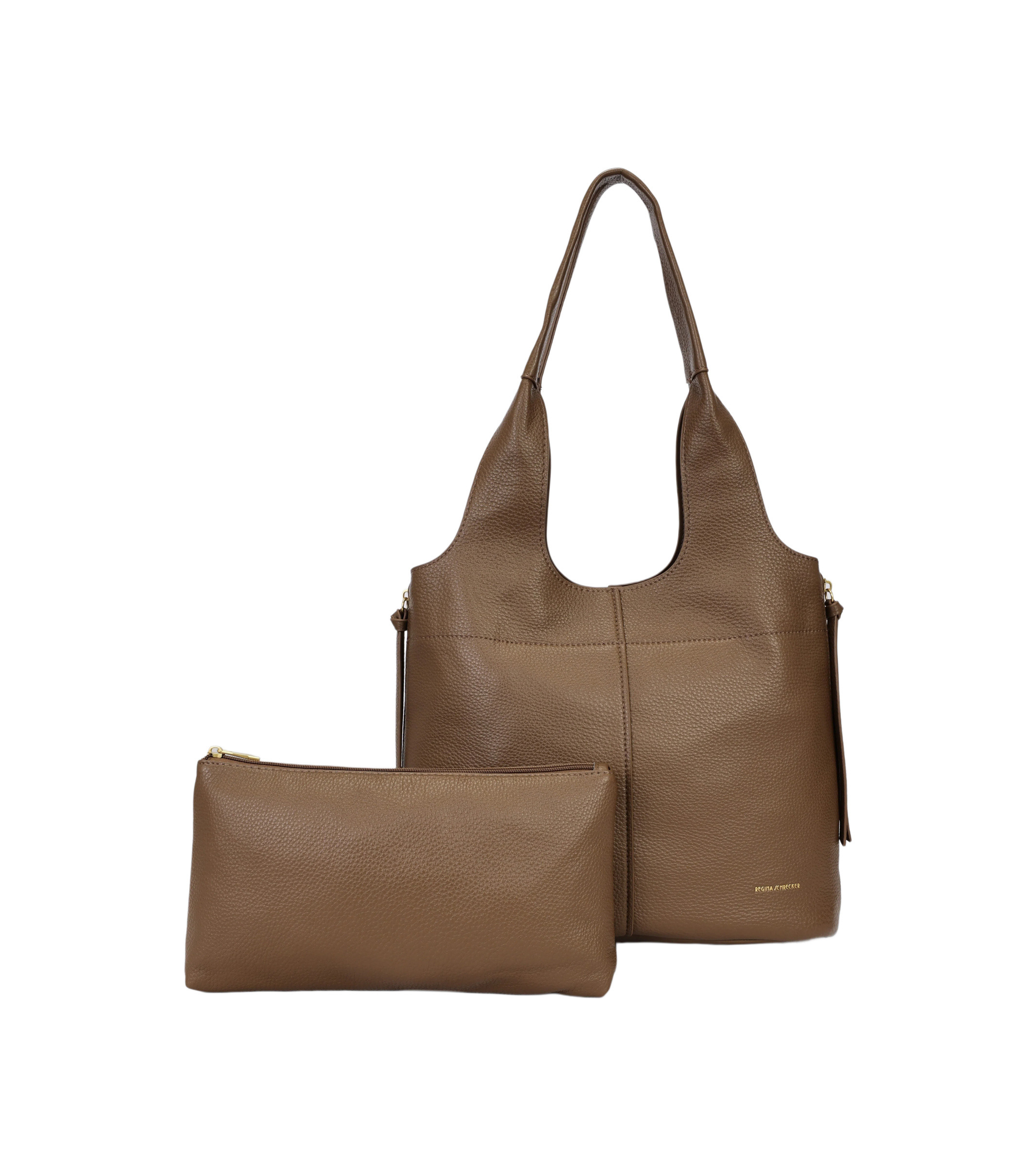 Grossista PHIL - Borsa Shopping Donna Morbida con Pochette Coordinata