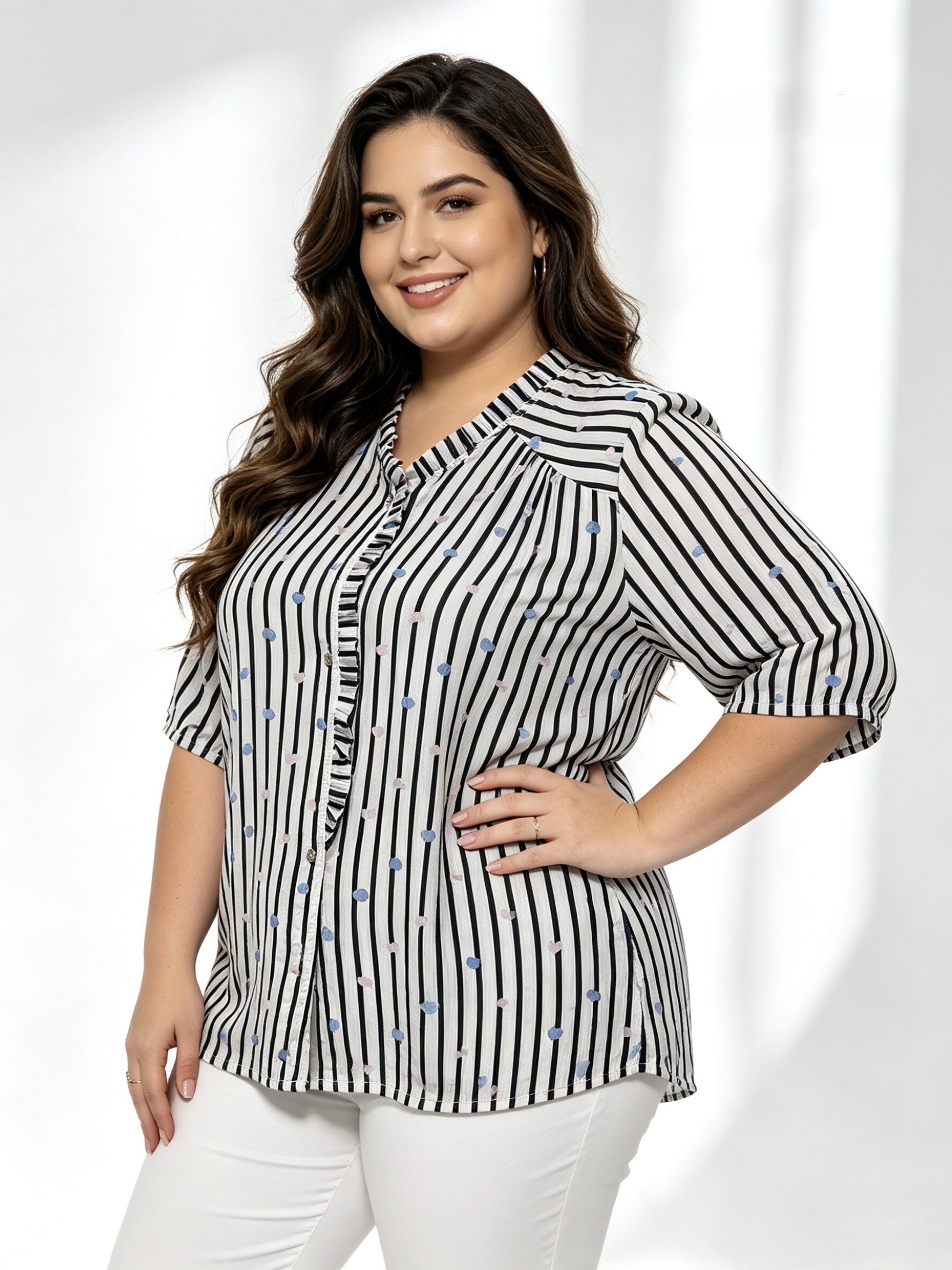 Großhändler PIMENT ROUGE - Plus-Size-Shirt