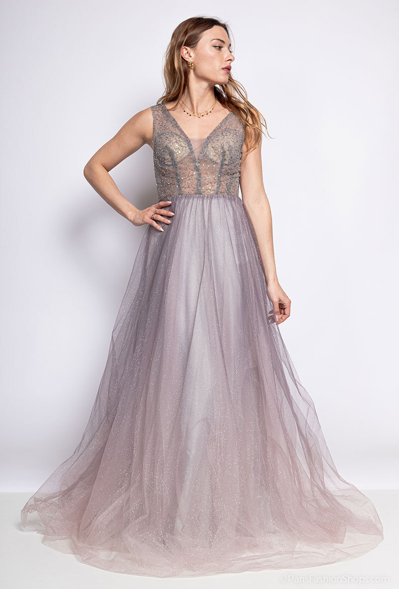 strapless open back dress Rock and Roll Cowgirl Women's Pink Iridescent Blazer Dress BWD2R04516 Xs main image 1