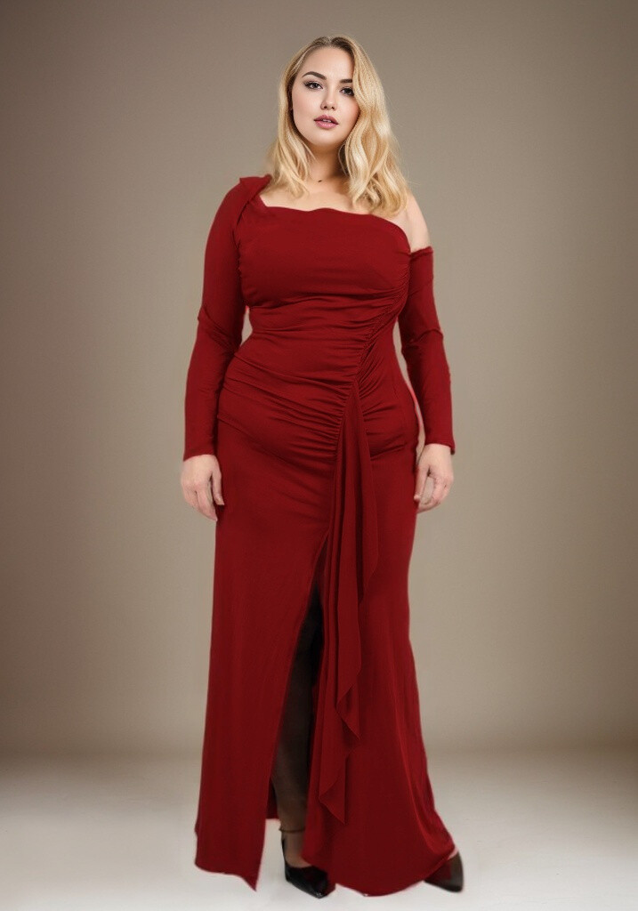 Wholesaler Pink Boom - PLUS SIZE DRESS