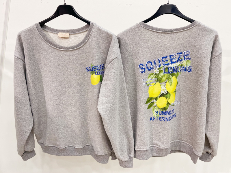 Grossiste PINKA - Sweat Avec Citron
