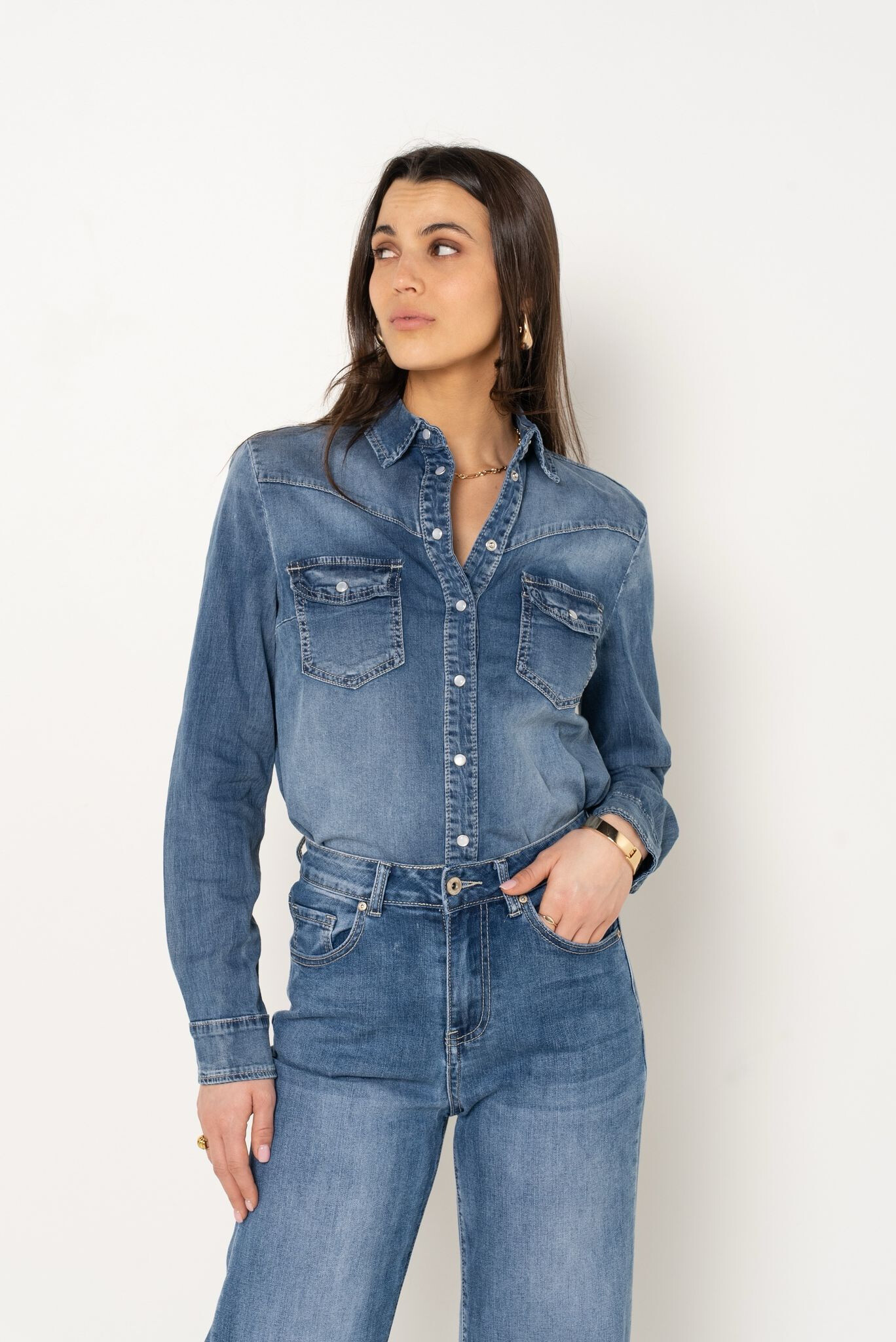 Wholesaler Place du jour - Jeans shirt