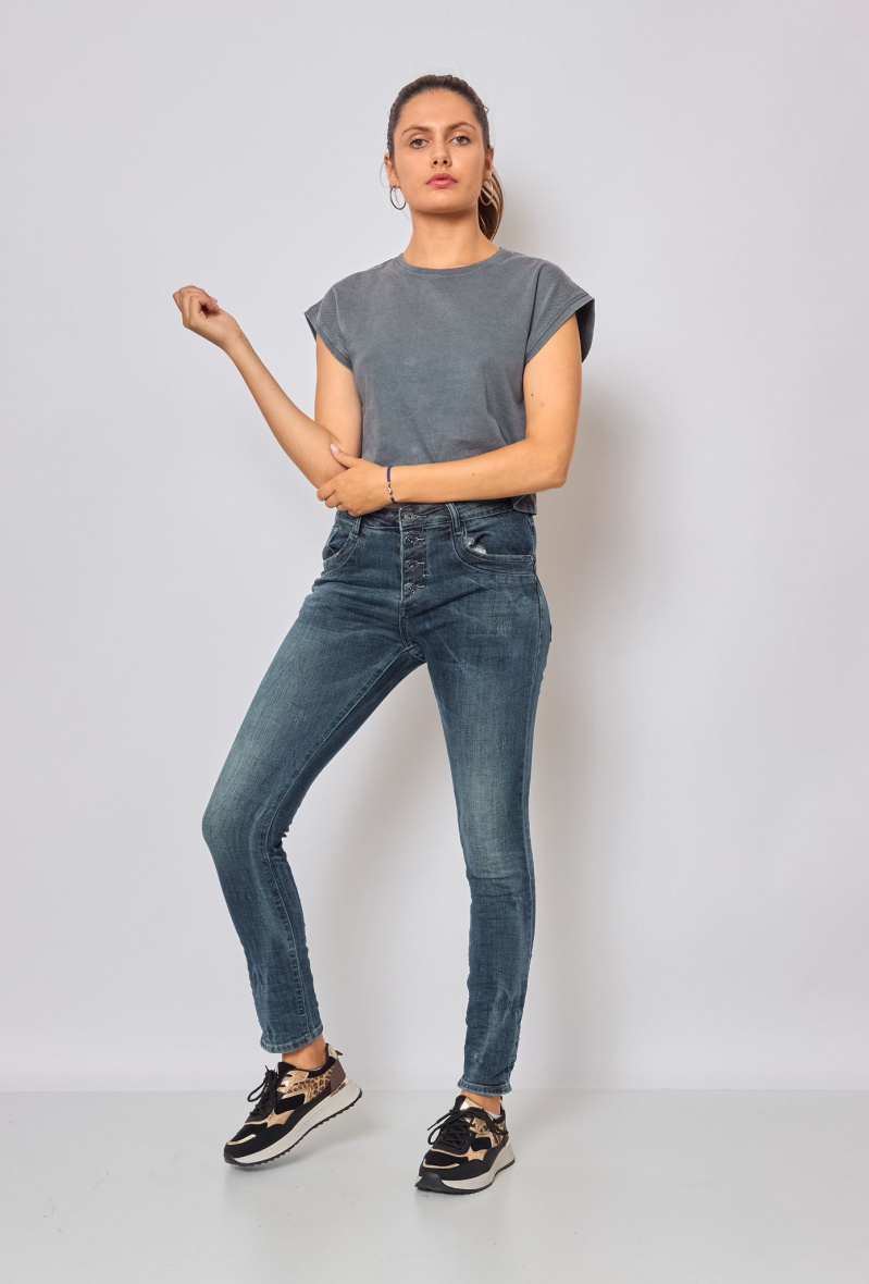 Wholesaler Place du jour - Washed Boyfriend Jeans