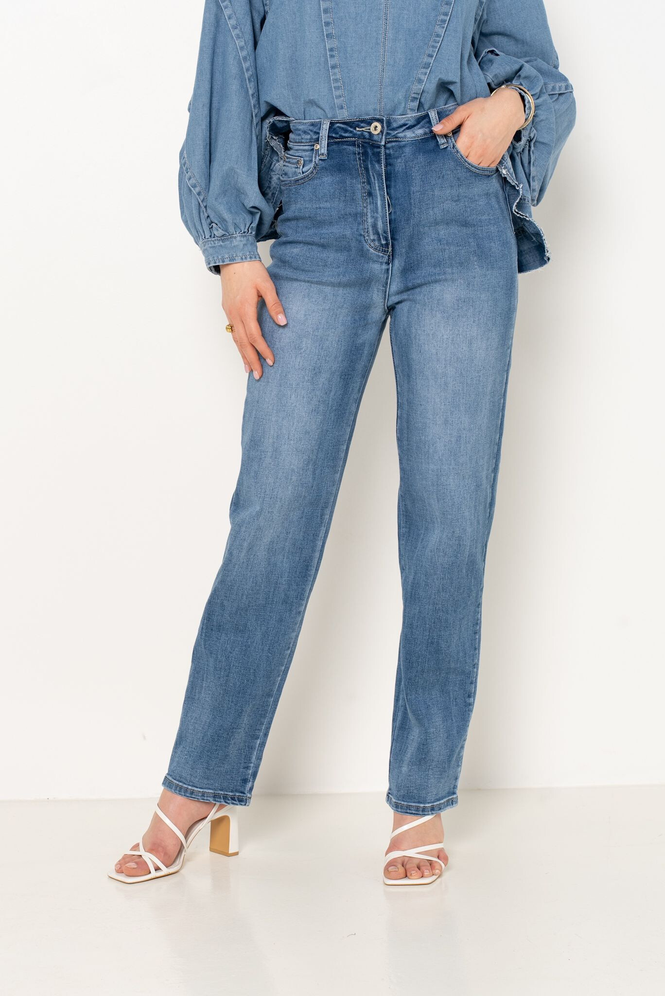 Grossiste Place du jour - Jeans coupe mom