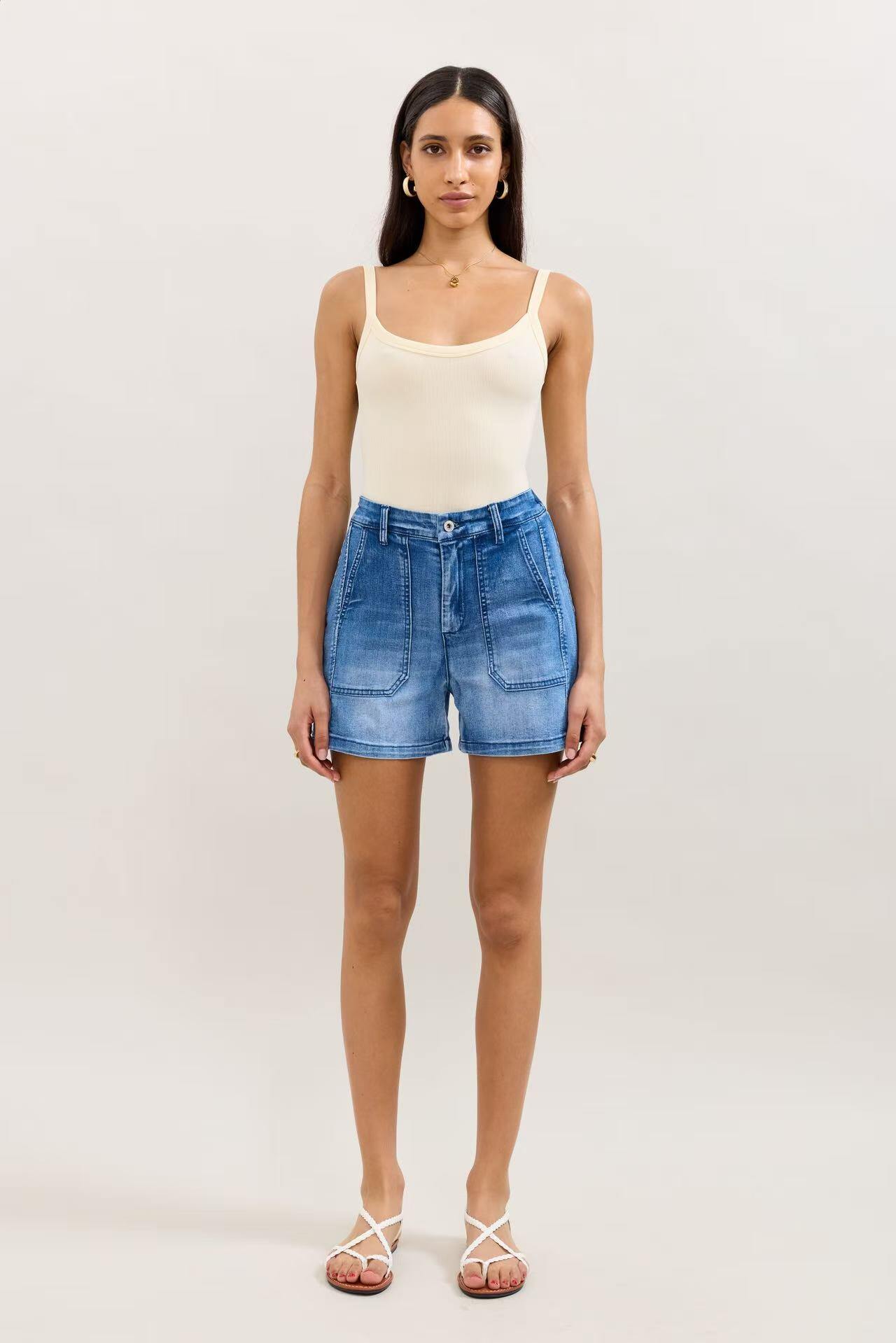 Grossiste Place du jour - Short jean grande poche