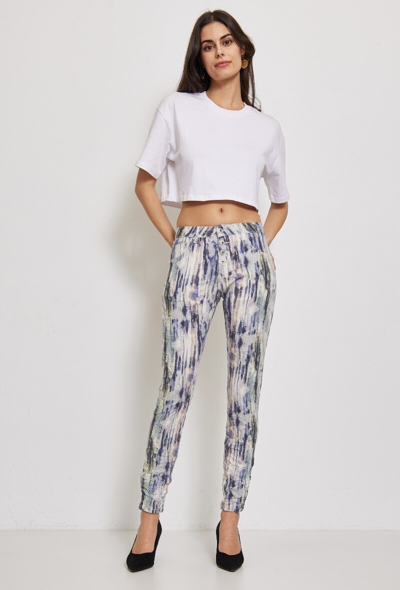 Wholesaler Place du jour - Printed pants
