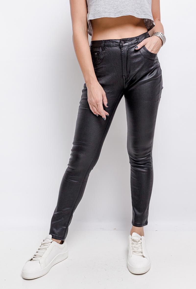 Wholesaler Place du jour - Boyfriend faux leather pants