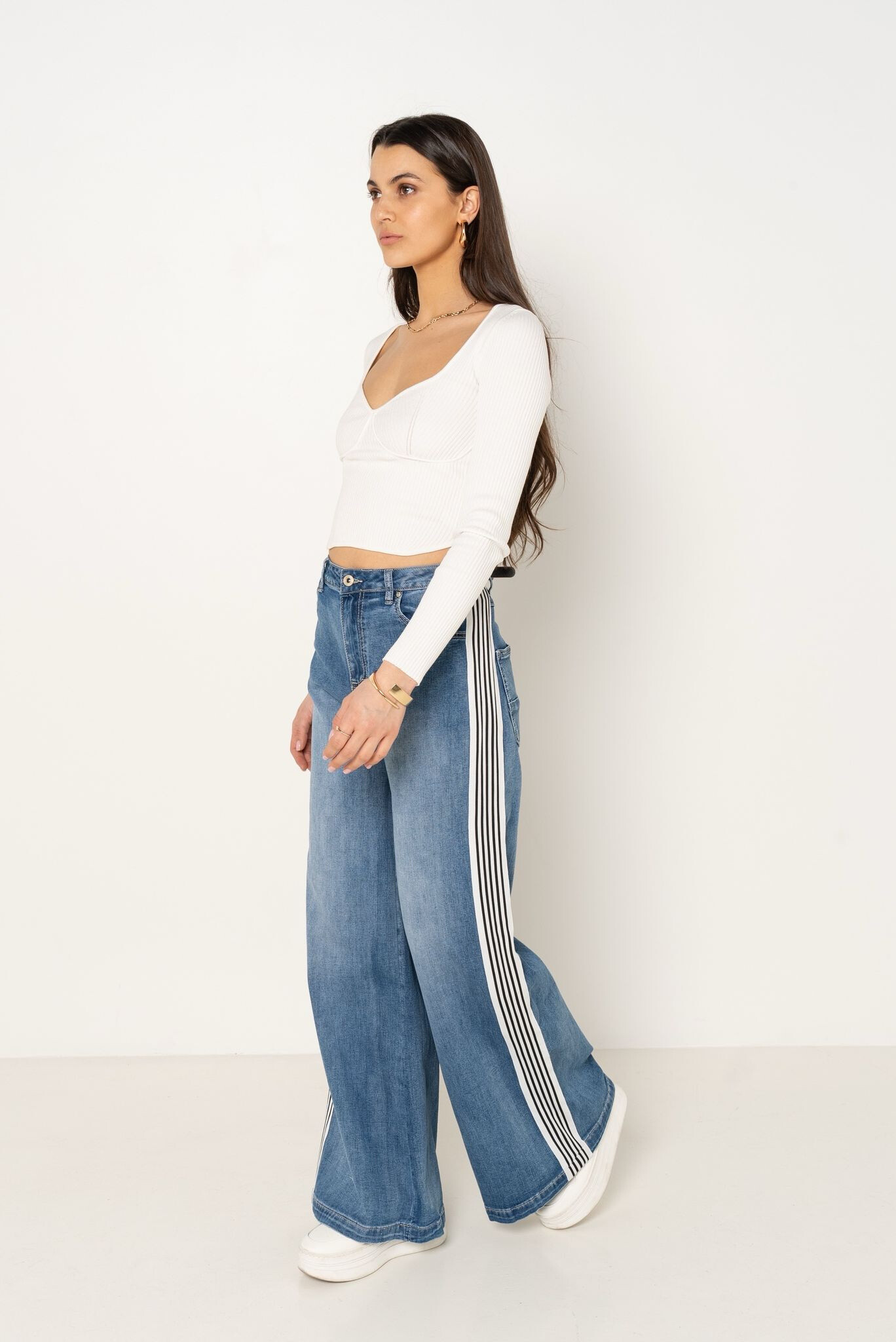 Wholesaler Place du jour - Striking strip pants