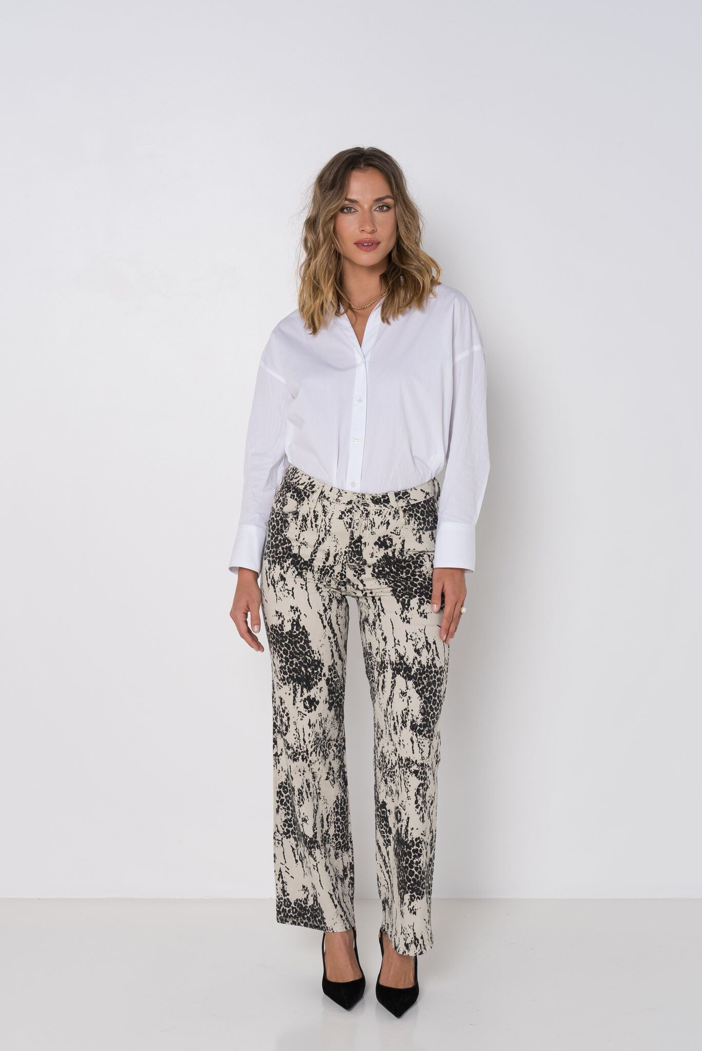 Wholesaler Place du jour - Printed pants