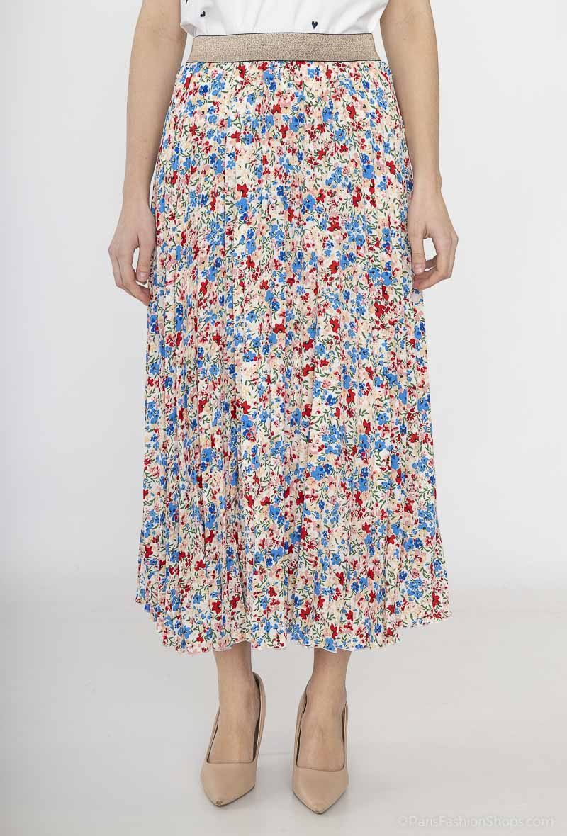Wholesaler PM Mère & Fille - Pleated skirt with sequined waistband