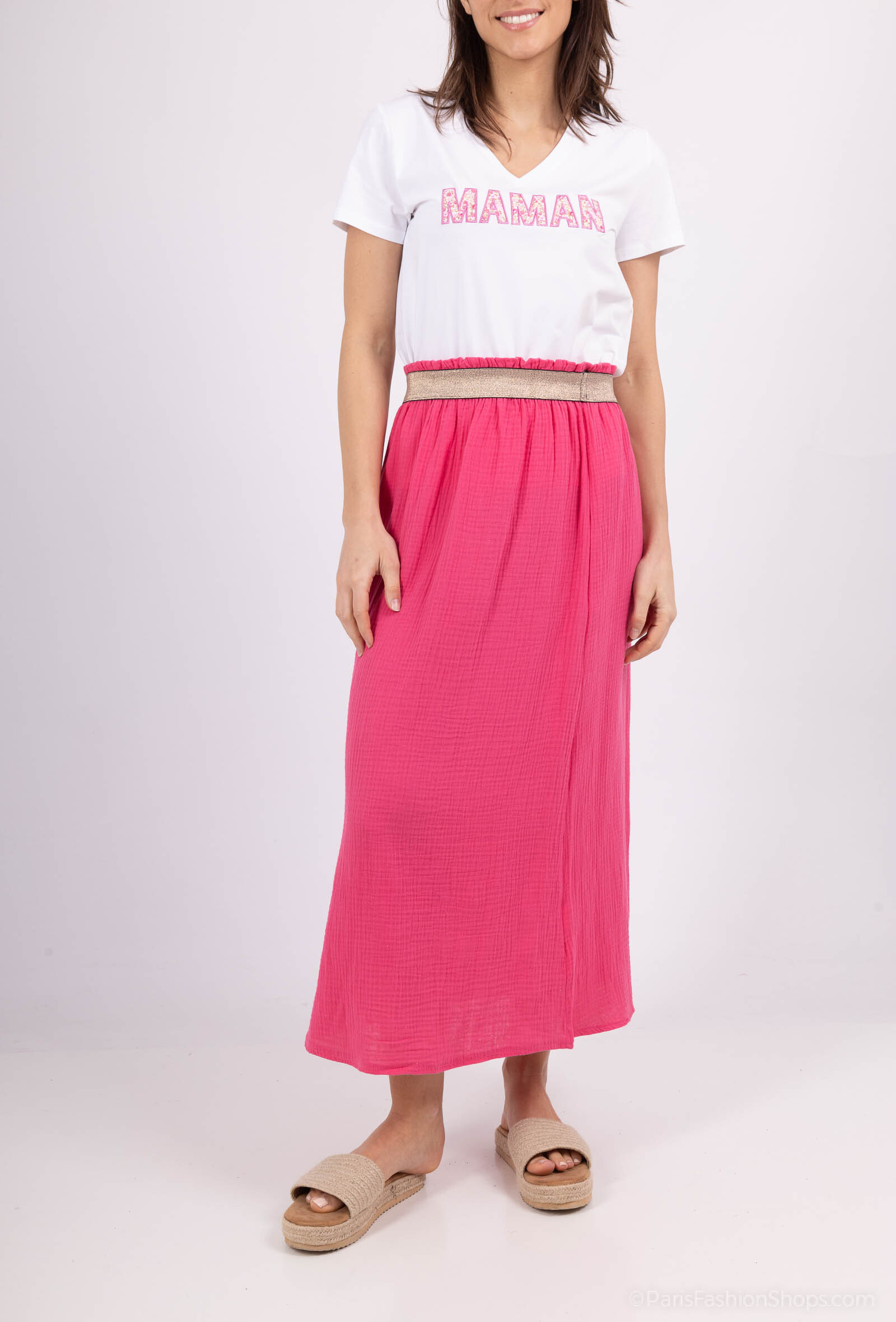 Wholesaler PM Mère & Fille - Textured cotton blouse