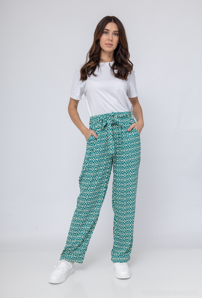 Wholesaler PM Mère & Fille - Flowy floral pants