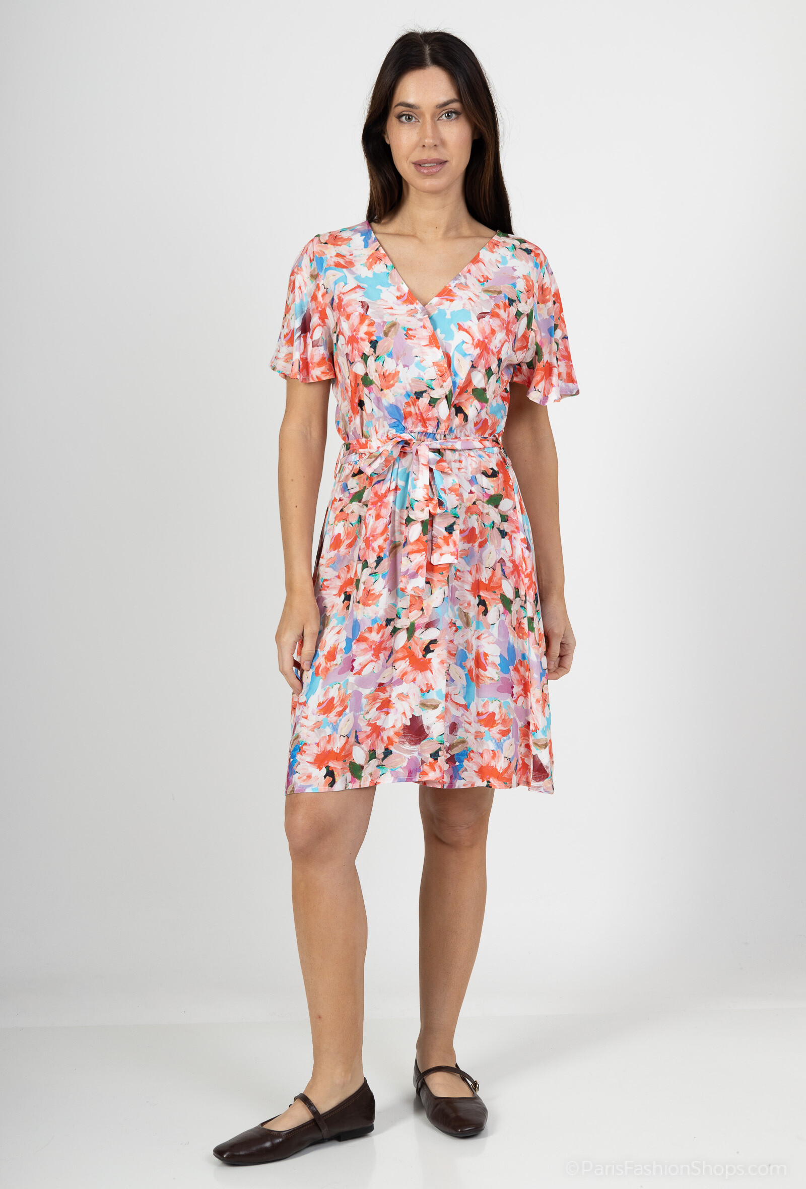 Wholesaler PM Mère & Fille - Dress with flower print